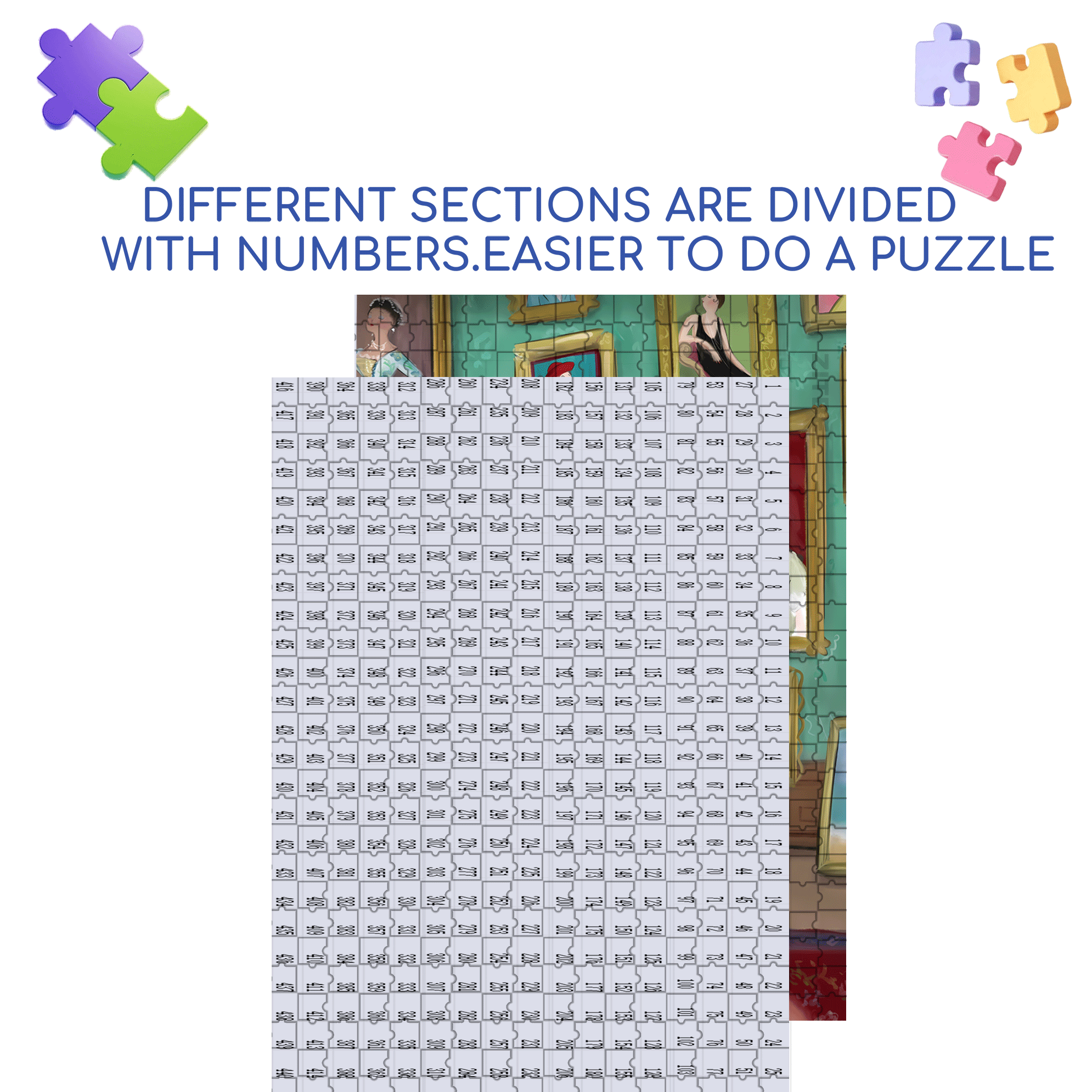 Reluctant Heir 500pcs/1000pcs Jigsaw Puzzle, Scratch-Resistant, Interactive Family Game & Brain-Boosting DIY Decor, Perfect for Halloween, Christmas & New Year Gifts, Family Puzzle Game