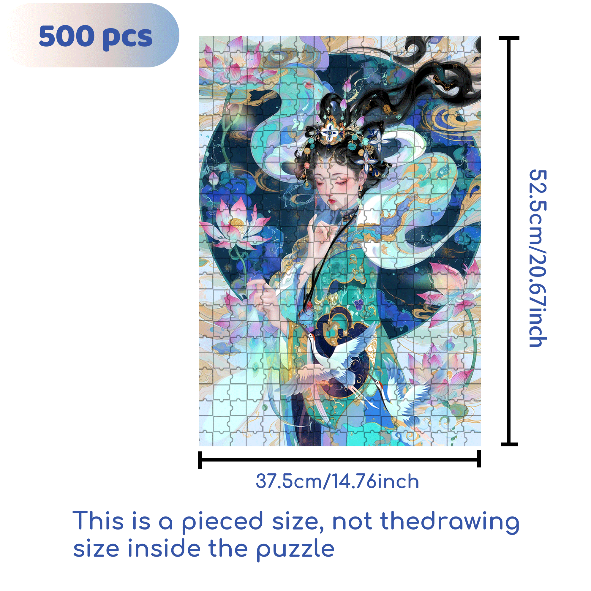 Rise To All Things 500pcs/1000pcs Jigsaw Puzzle, Scratch-Resistant, Interactive Family Game & Brain-Boosting DIY Decor, Perfect for Halloween, Christmas & New Year Gifts, Family Puzzle Game