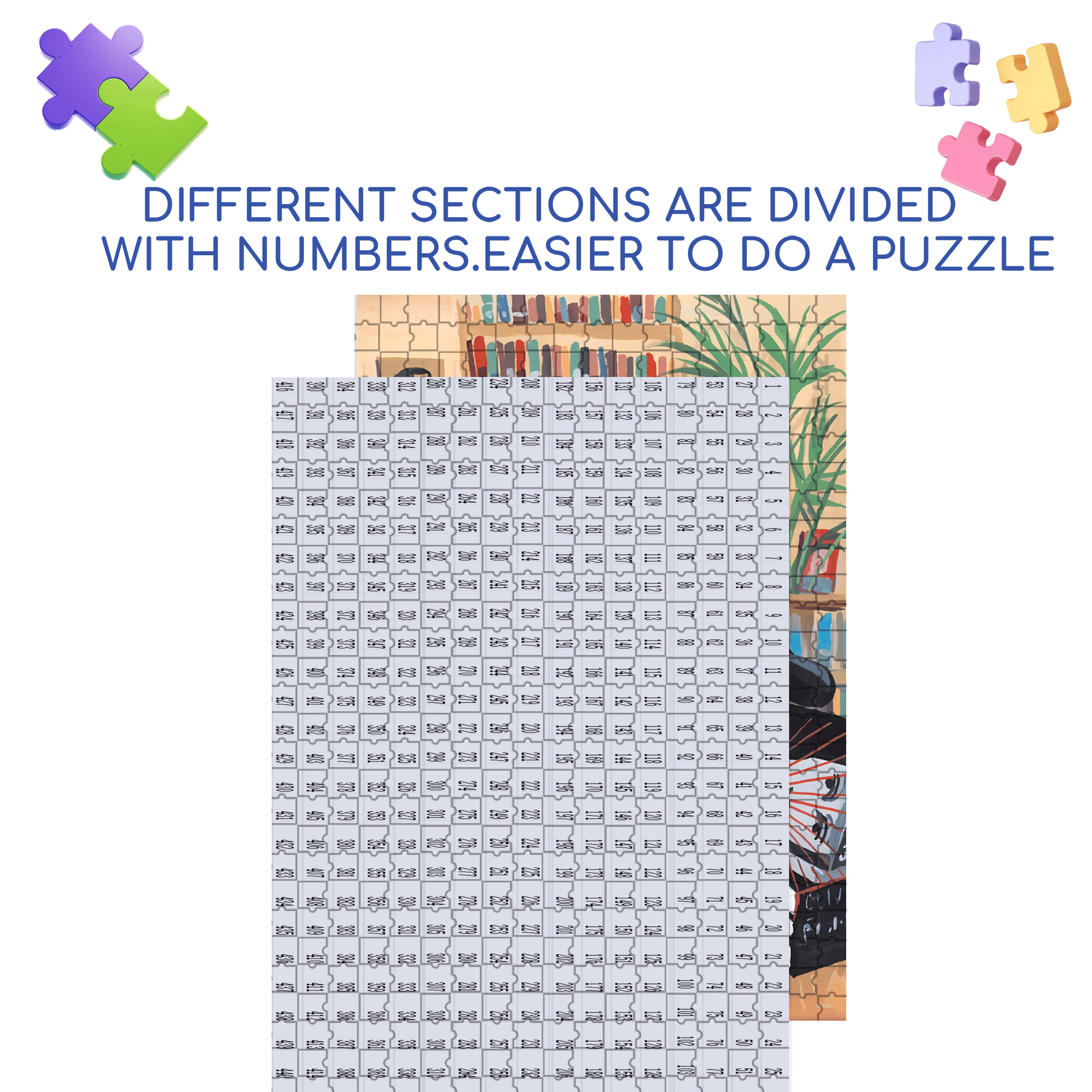 Shih Tzu Happens 500pcs/1000pcs Jigsaw Puzzle, Scratch-Resistant, Interactive Family Game & Brain-Boosting DIY Decor, Perfect for Halloween, Christmas & New Year Gifts, Family Puzzle Game