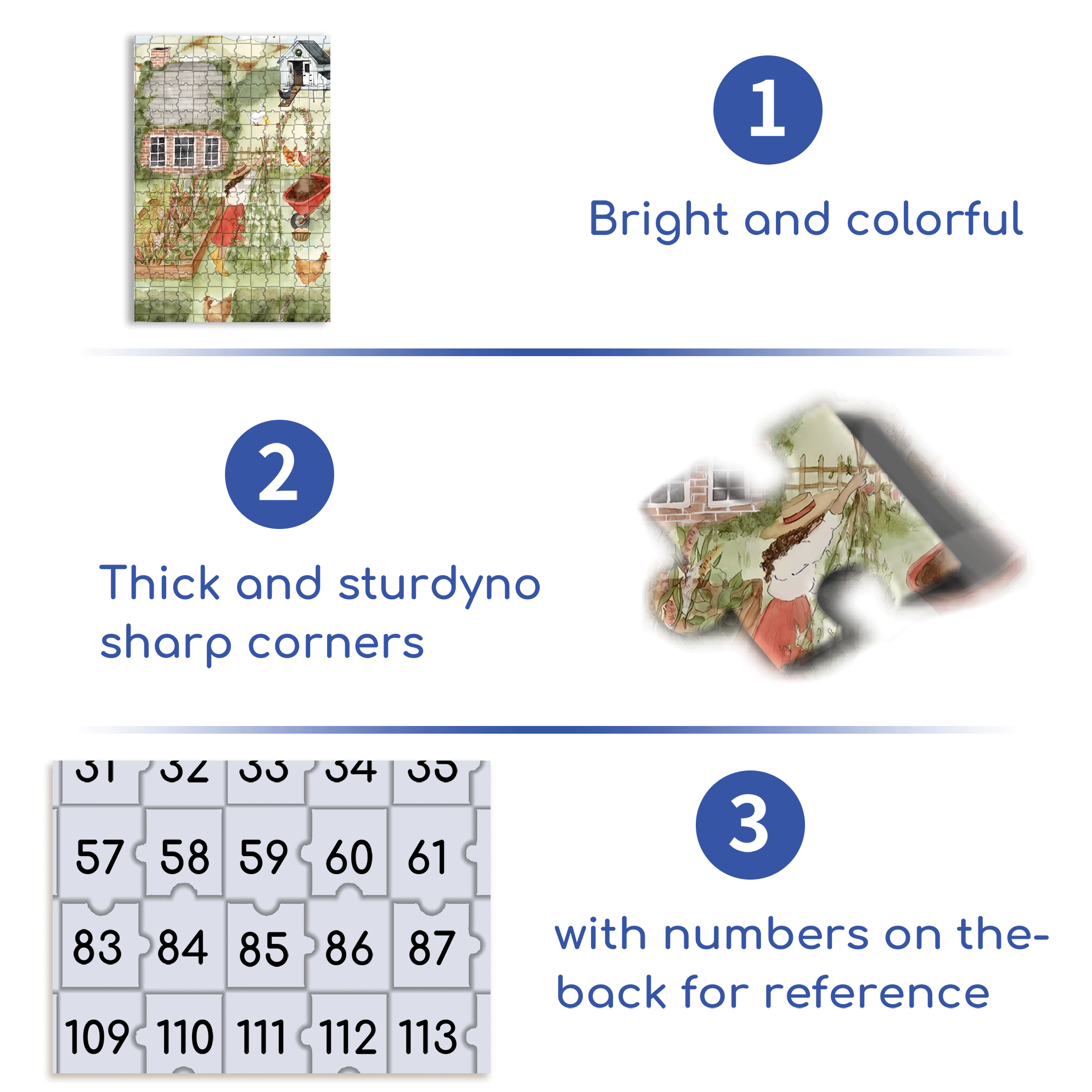 Slow Living On The Farm 500pcs/1000pcs Jigsaw Puzzle, Scratch-Resistant, Interactive Family Game & Brain-Boosting DIY Decor, Perfect for Halloween, Christmas & New Year Gifts, Family Puzzle Game