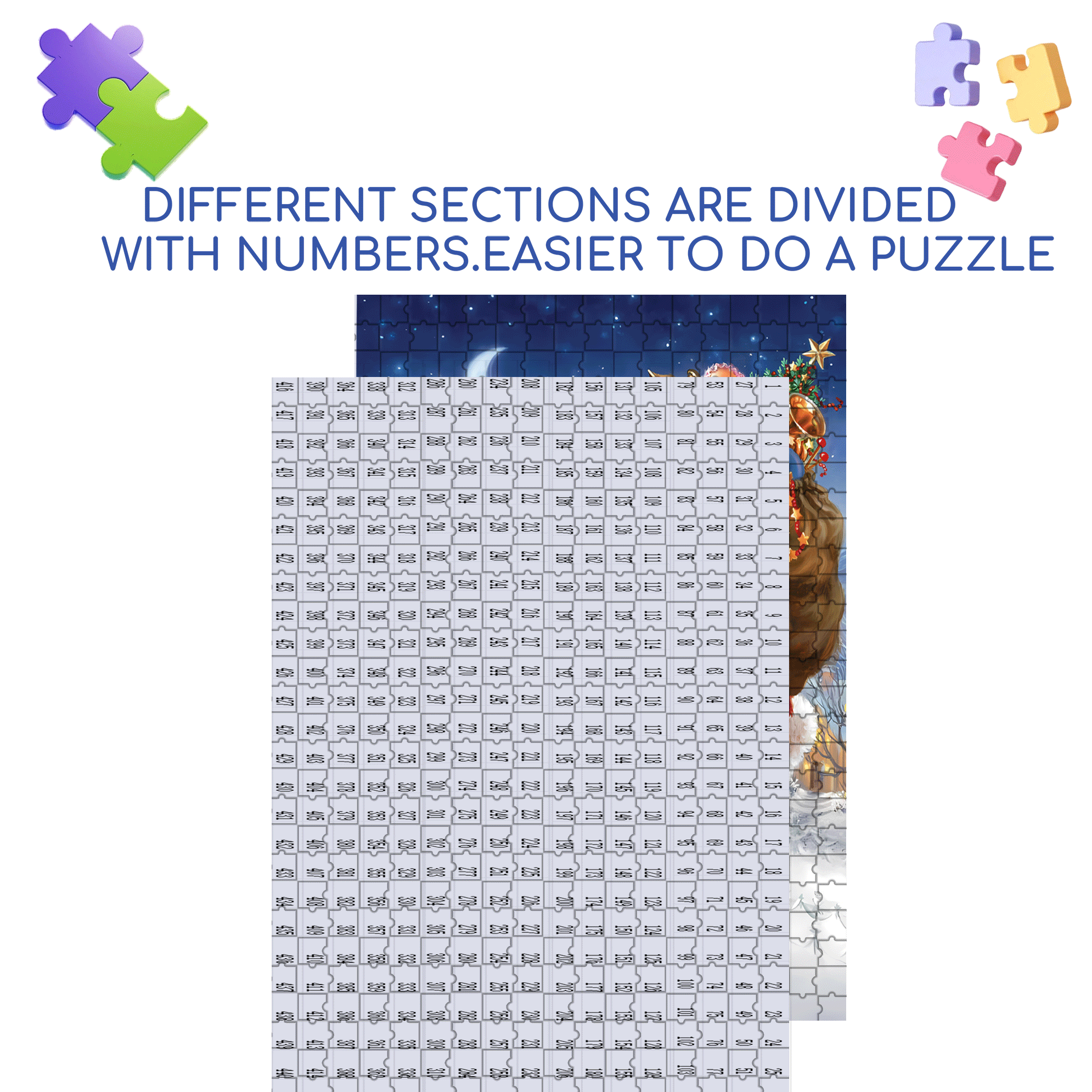 Springbok 500pcs/1000pcs Jigsaw Puzzle, Scratch-Resistant, Interactive Family Game & Brain-Boosting DIY Decor, Perfect for Halloween, Christmas & New Year Gifts, Family Puzzle Game