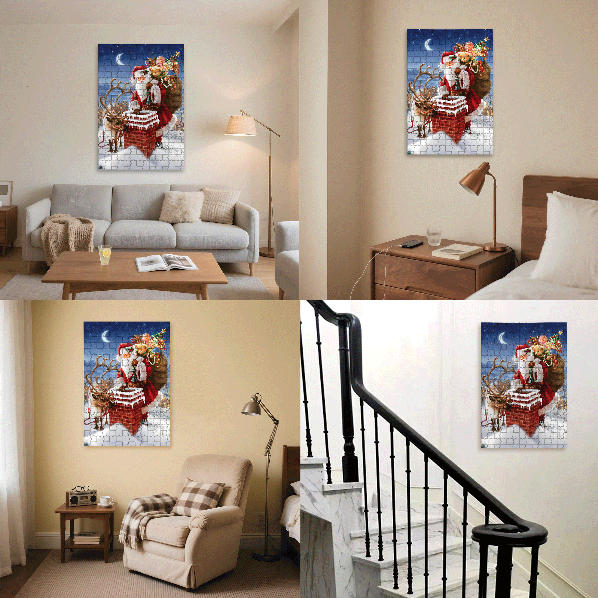 Springbok 500pcs/1000pcs Jigsaw Puzzle, Scratch-Resistant, Interactive Family Game & Brain-Boosting DIY Decor, Perfect for Halloween, Christmas & New Year Gifts, Family Puzzle Game