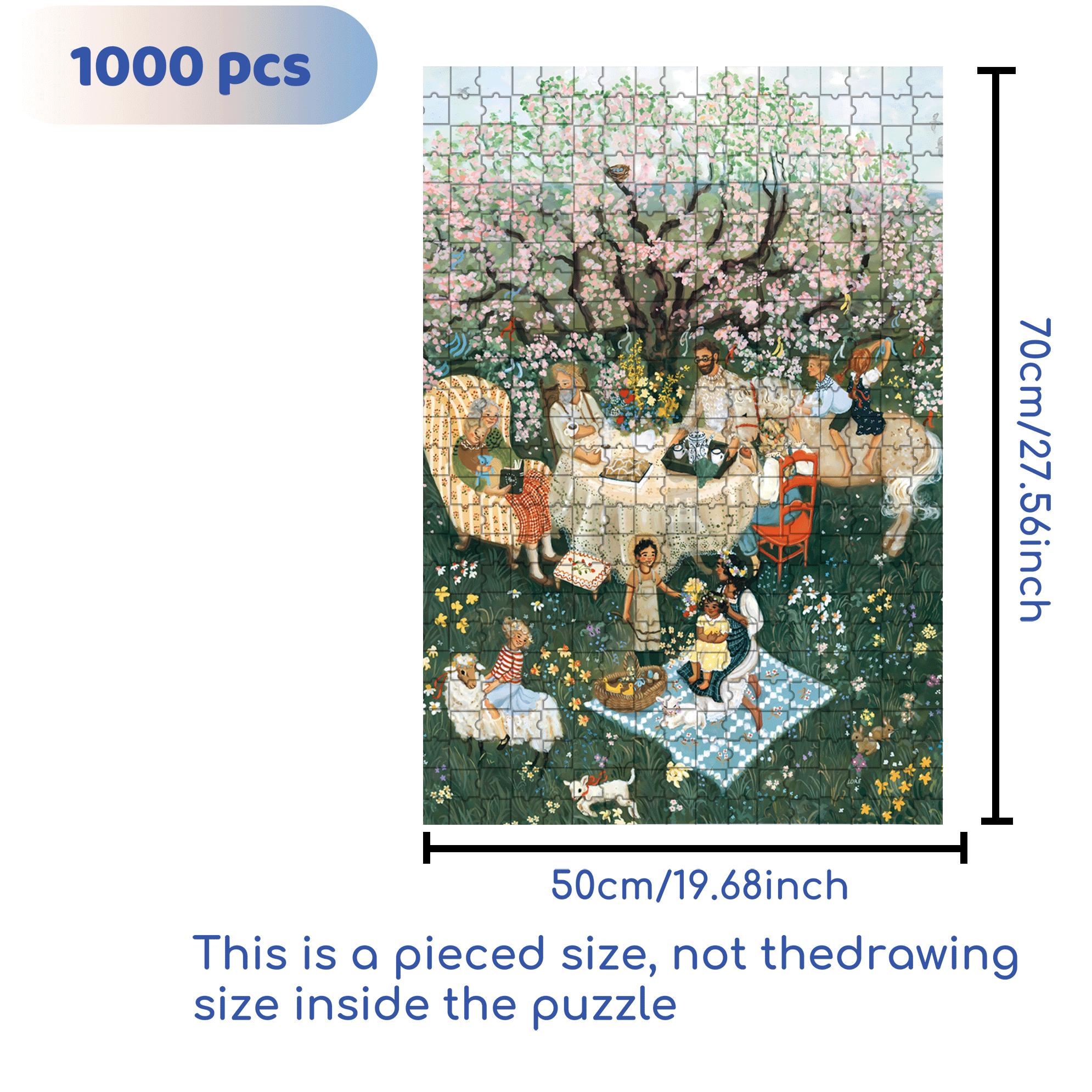 Sunday Breakfast 500pcs/1000pcs Jigsaw Puzzle, Scratch-Resistant, Interactive Family Game & Brain-Boosting DIY Decor, Perfect for Halloween, Christmas & New Year Gifts, Family Puzzle Game