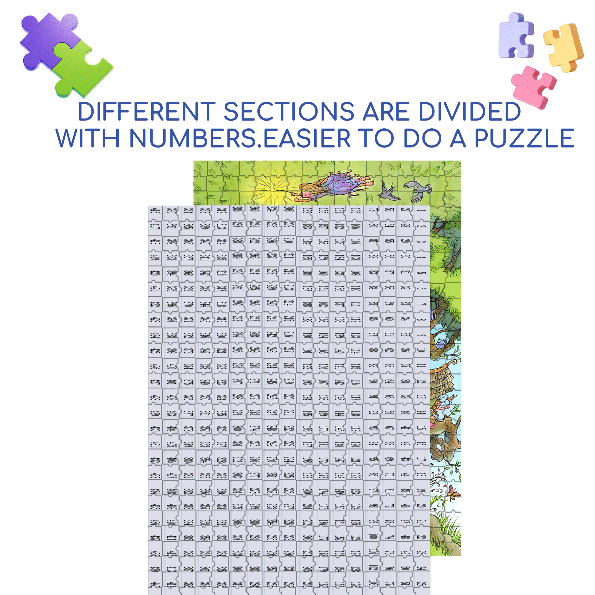 Tree House - Artist Lyn Stone 500pcs/1000pcs Jigsaw Puzzle, Scratch-Resistant, Interactive Family Game & Brain-Boosting DIY Decor, Perfect for Halloween, Christmas & New Year Gifts, Family Puzzle Game
