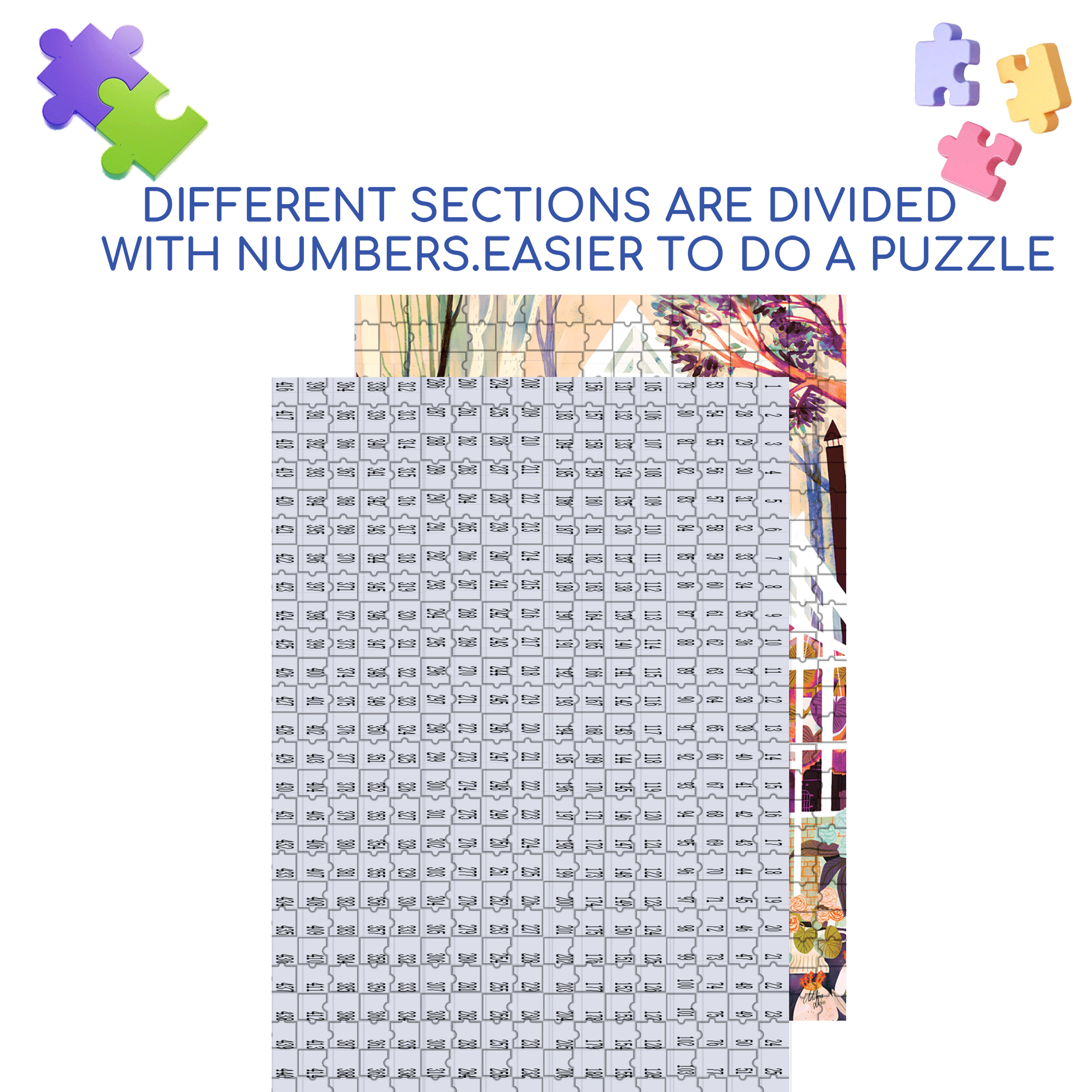 At the Greenhouse 500pcs/1000pcs Jigsaw Puzzle, Scratch-Resistant, Interactive Family Game & Brain-Boosting DIY Decor, Perfect for Halloween, Christmas & New Year Gifts, Family Puzzle Game