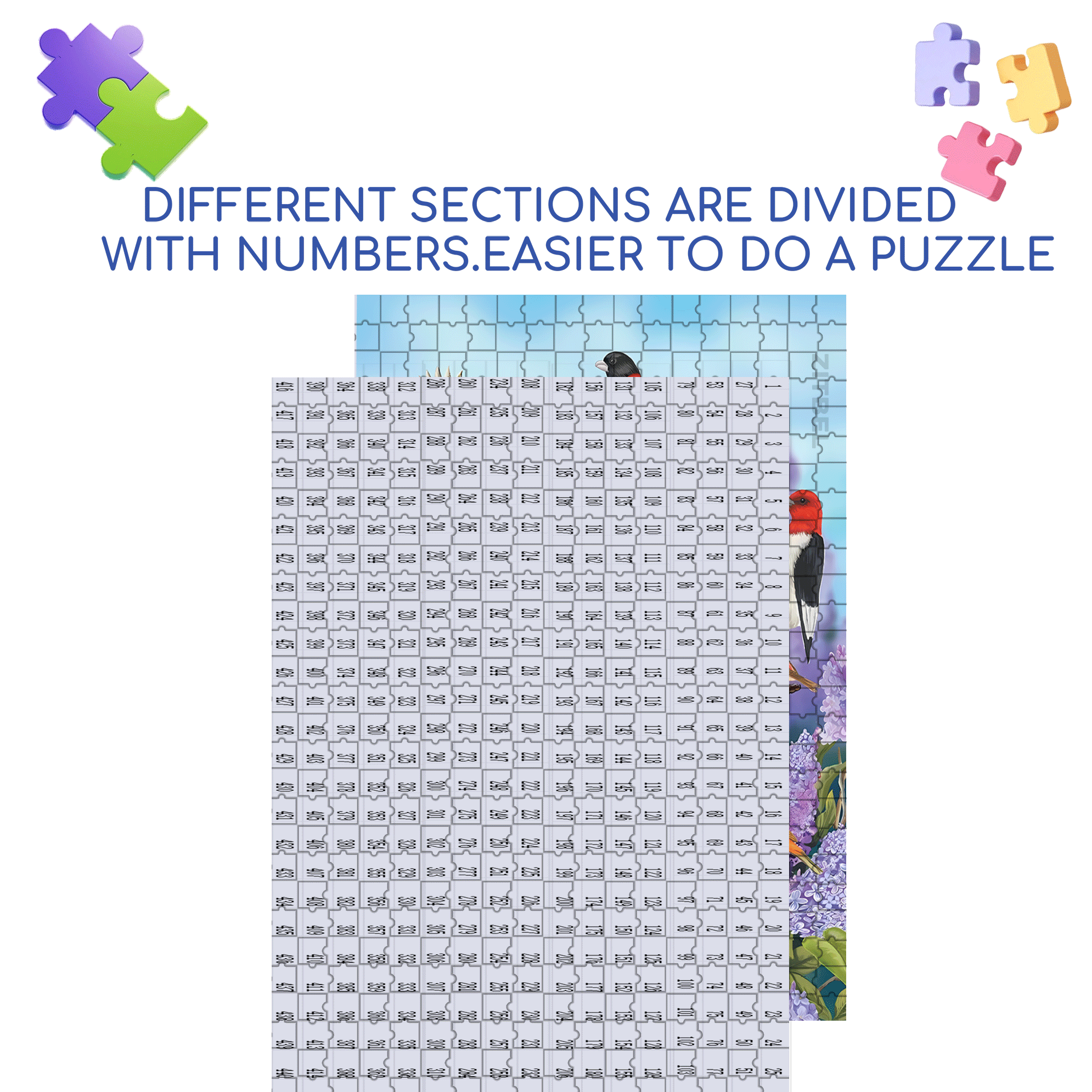 Briarwood Lane Garden 500pcs/1000pcs Jigsaw Puzzle, Scratch-Resistant, Interactive Family Game & Brain-Boosting DIY Decor, Perfect for Halloween, Christmas & New Year Gifts, Family Puzzle Game