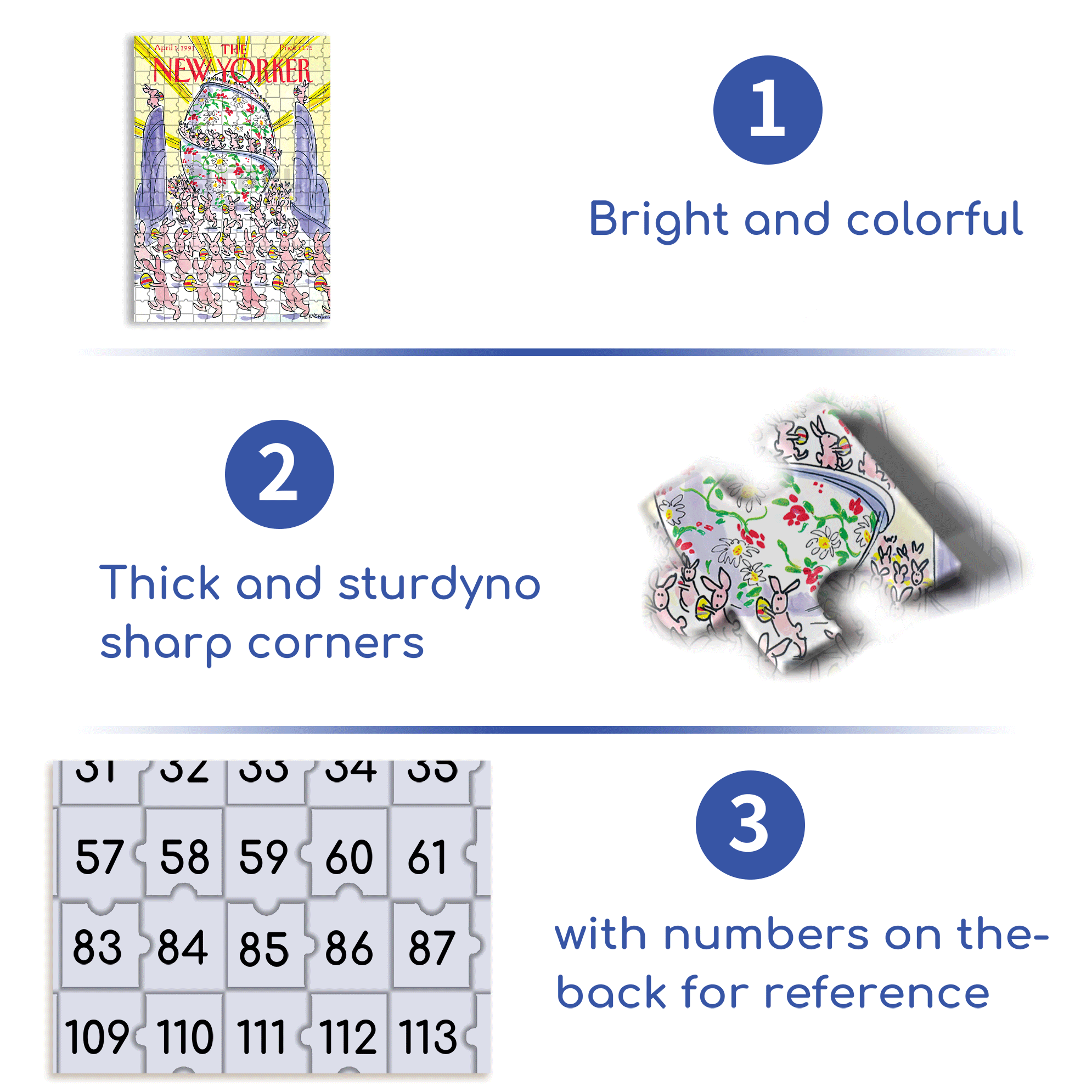 Bunny Brigade 500pcs/1000pcs Jigsaw Puzzle, Scratch-Resistant, Interactive Family Game & Brain-Boosting DIY Decor, Perfect for Halloween, Christmas & New Year Gifts, Family Puzzle Game