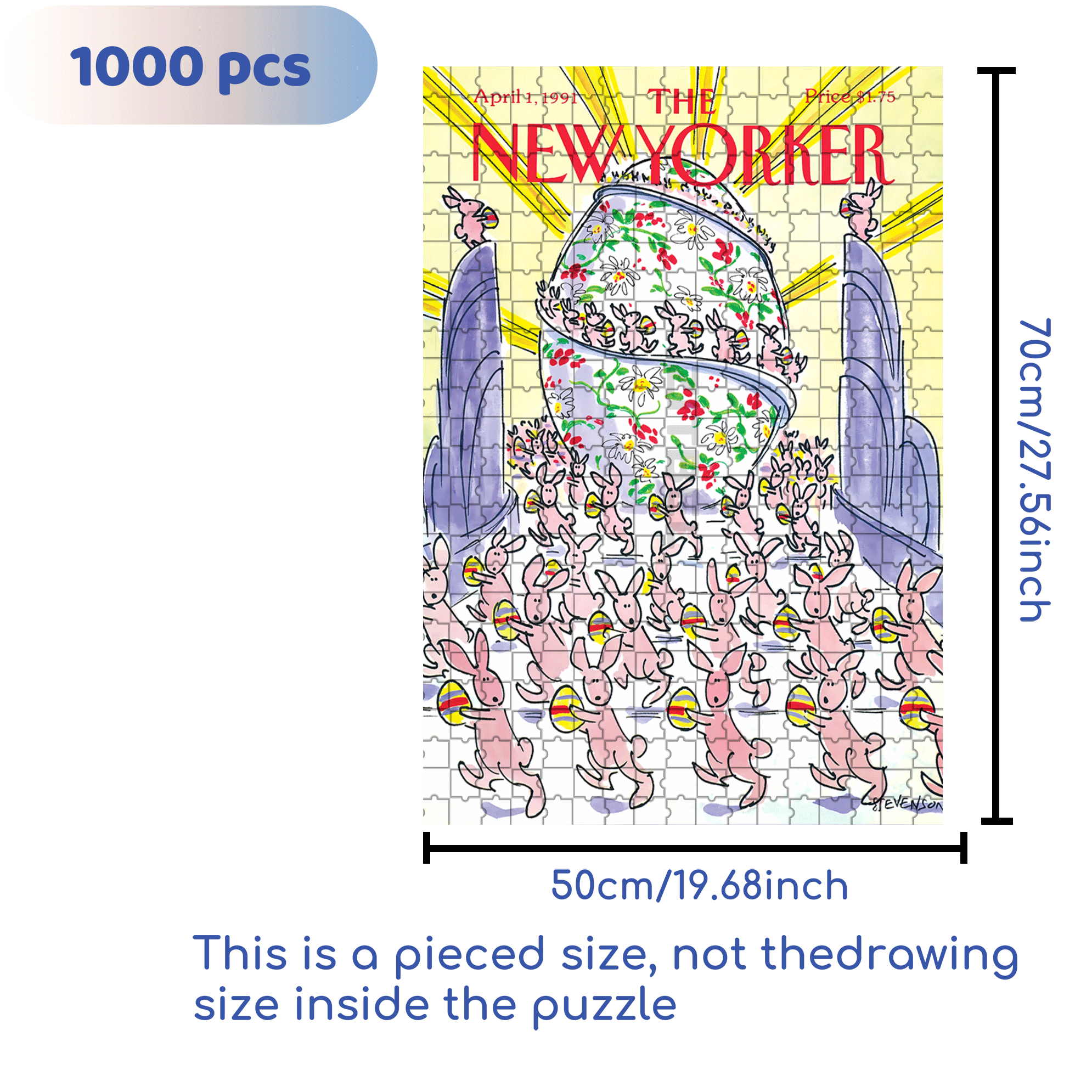 Bunny Brigade 500pcs/1000pcs Jigsaw Puzzle, Scratch-Resistant, Interactive Family Game & Brain-Boosting DIY Decor, Perfect for Halloween, Christmas & New Year Gifts, Family Puzzle Game