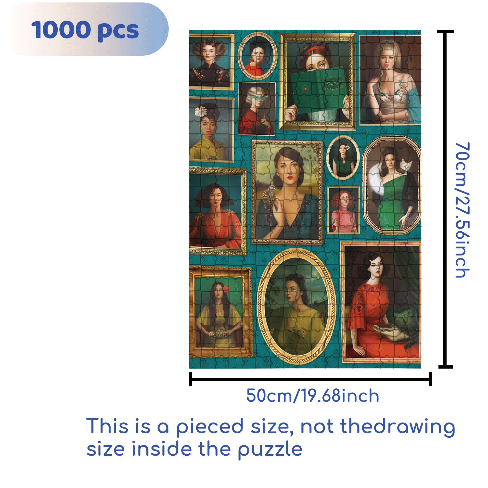 Familiar Strangers 500pcs/1000pcs Jigsaw Puzzle, Scratch-Resistant, Interactive Family Game & Brain-Boosting DIY Decor, Perfect for Halloween, Christmas & New Year Gifts, Family Puzzle Game