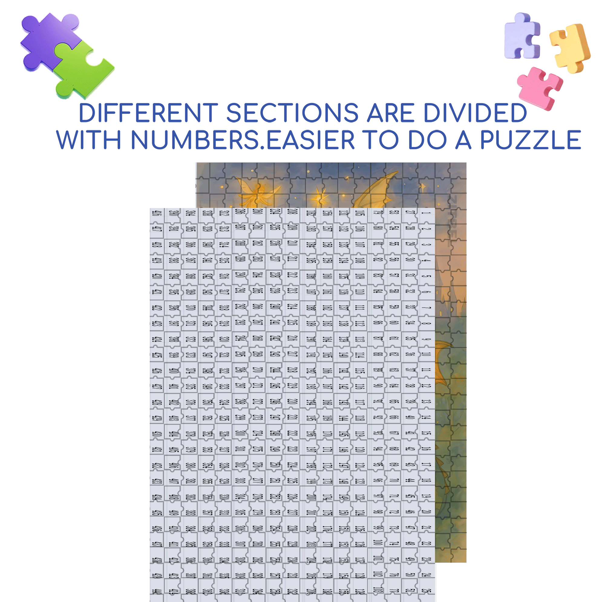 Good Wishes 500pcs/1000pcs Jigsaw Puzzle, Scratch-Resistant, Interactive Family Game & Brain-Boosting DIY Decor, Perfect for Halloween, Christmas & New Year Gifts, Family Puzzle Game