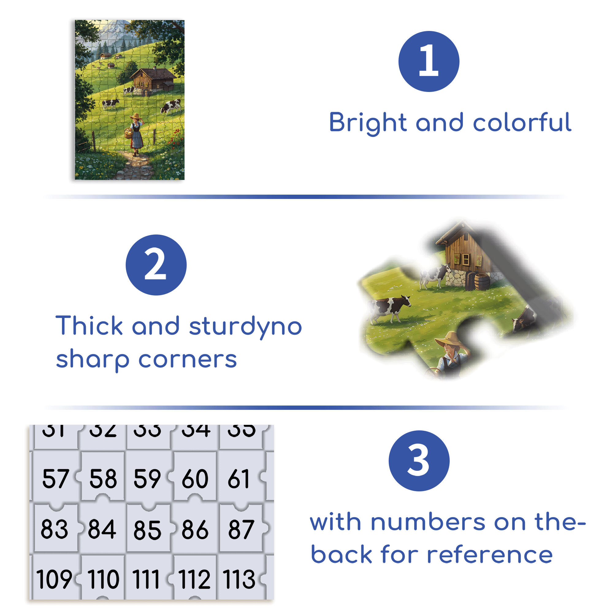 Hailey's Day 500pcs/1000pcs Jigsaw Puzzle, Scratch-Resistant, Interactive Family Game & Brain-Boosting DIY Decor, Perfect for Halloween, Christmas & New Year Gifts, Family Puzzle Game