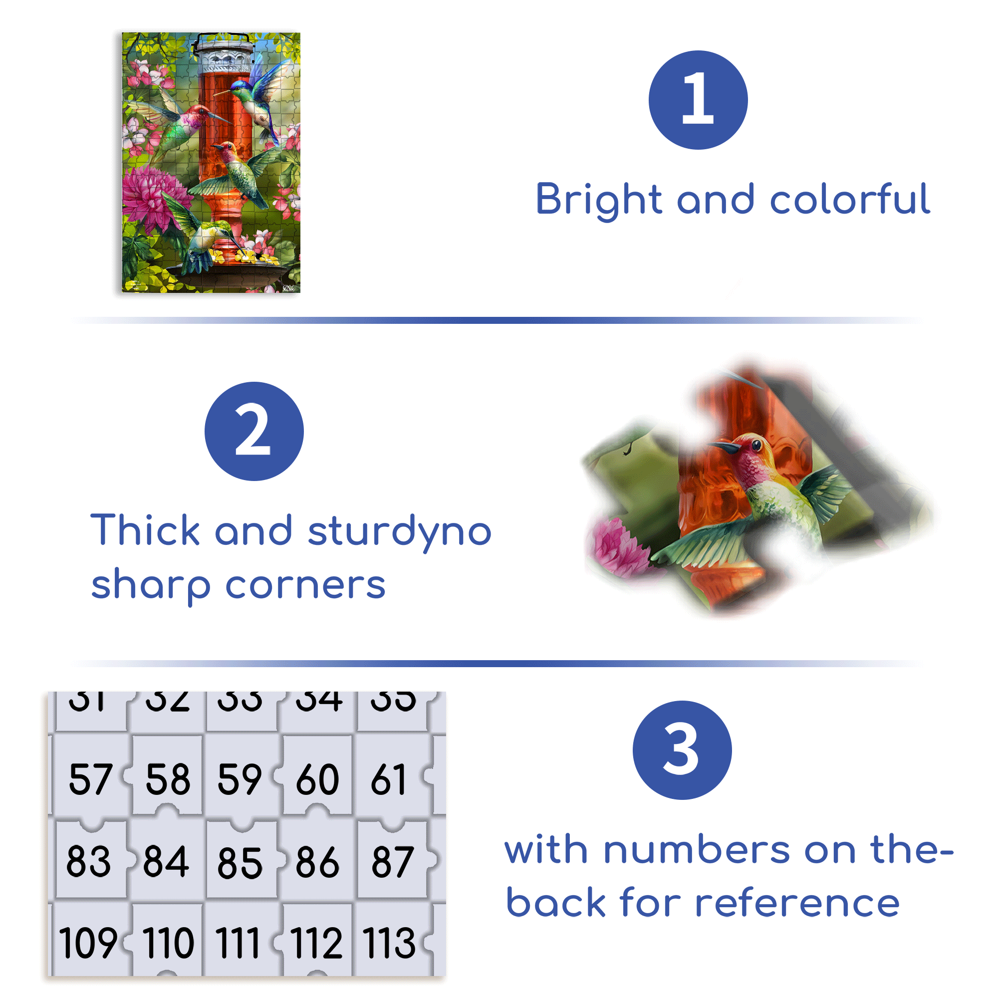 Home Sweet Birdhouse Spring Garden 500pcs/1000pcs Jigsaw Puzzle, Scratch-Resistant, Interactive Family Game & Brain-Boosting DIY Decor, Perfect for Halloween, Christmas & New Year Gifts, Family Puzzle Game