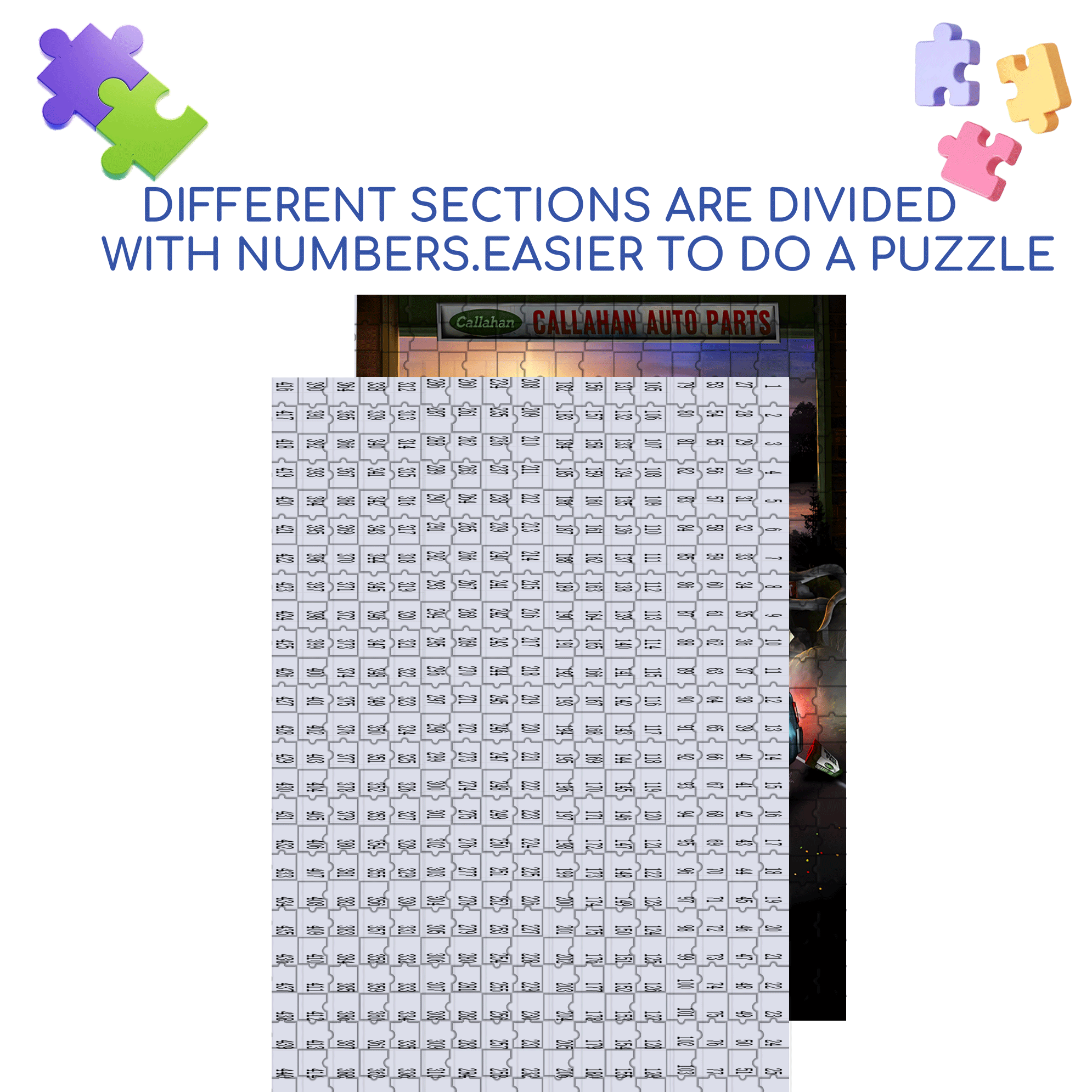 HOLY SCHNIKES! 500pcs/1000pcs Jigsaw Puzzle, Scratch-Resistant, Interactive Family Game & Brain-Boosting DIY Decor, Perfect for Halloween, Christmas & New Year Gifts, Family Puzzle Game