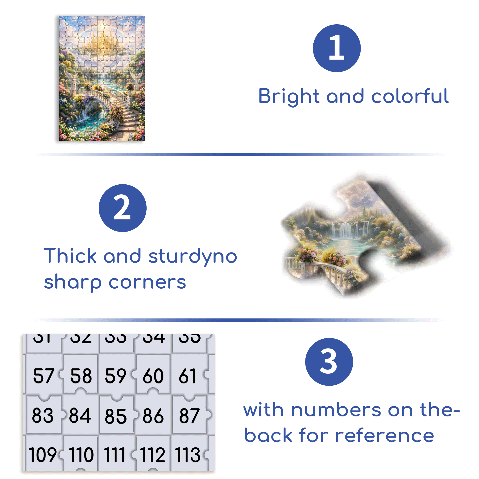 Like Paradise 500pcs/1000pcs Jigsaw Puzzle, Scratch-Resistant, Interactive Family Game & Brain-Boosting DIY Decor, Perfect for Halloween, Christmas & New Year Gifts, Family Puzzle Game