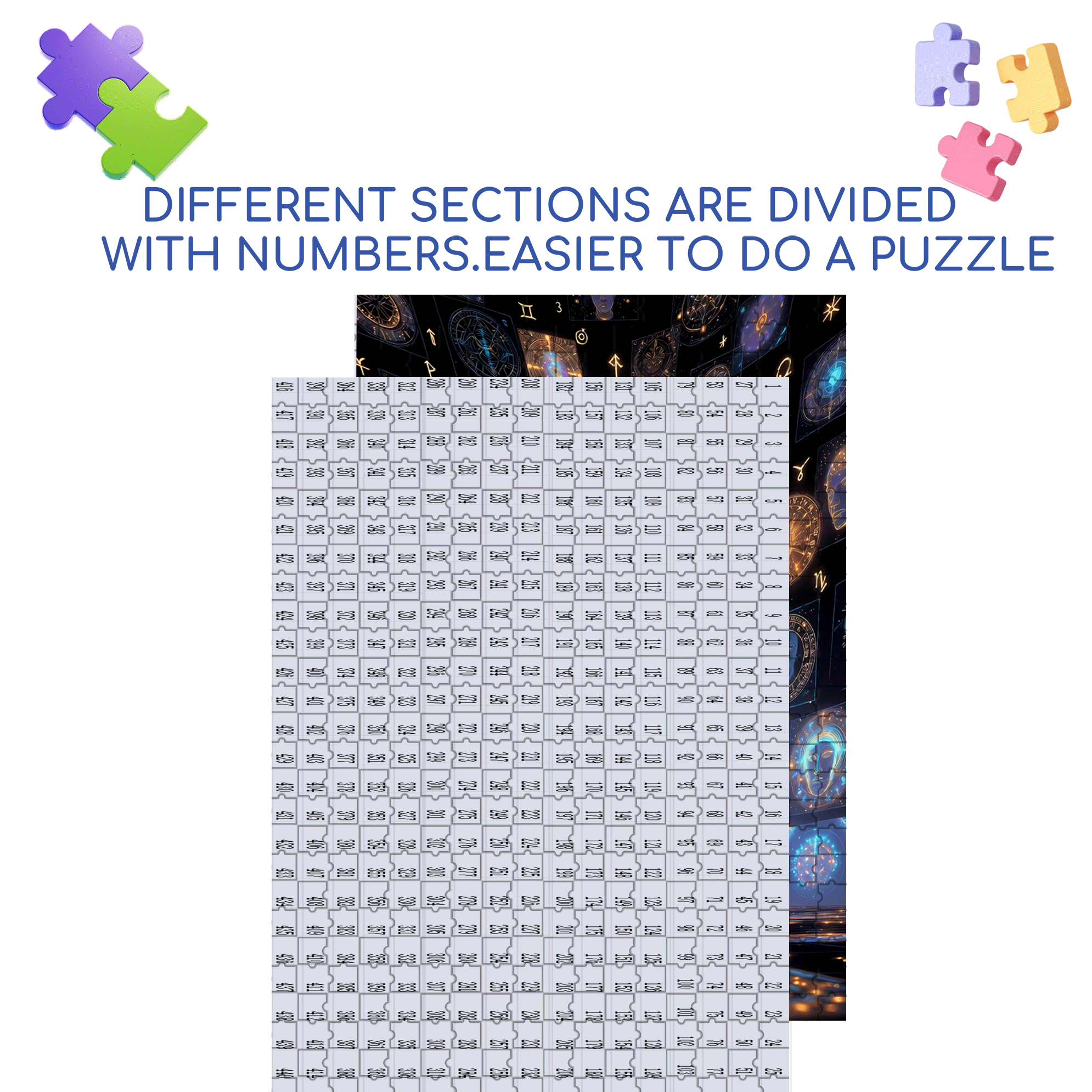 Manifestation Requires Identity Precision 500pcs/1000pcs Jigsaw Puzzle, Scratch-Resistant, Interactive Family Game & Brain-Boosting DIY Decor, Perfect for Halloween, Christmas & New Year Gifts, Family Puzzle Game