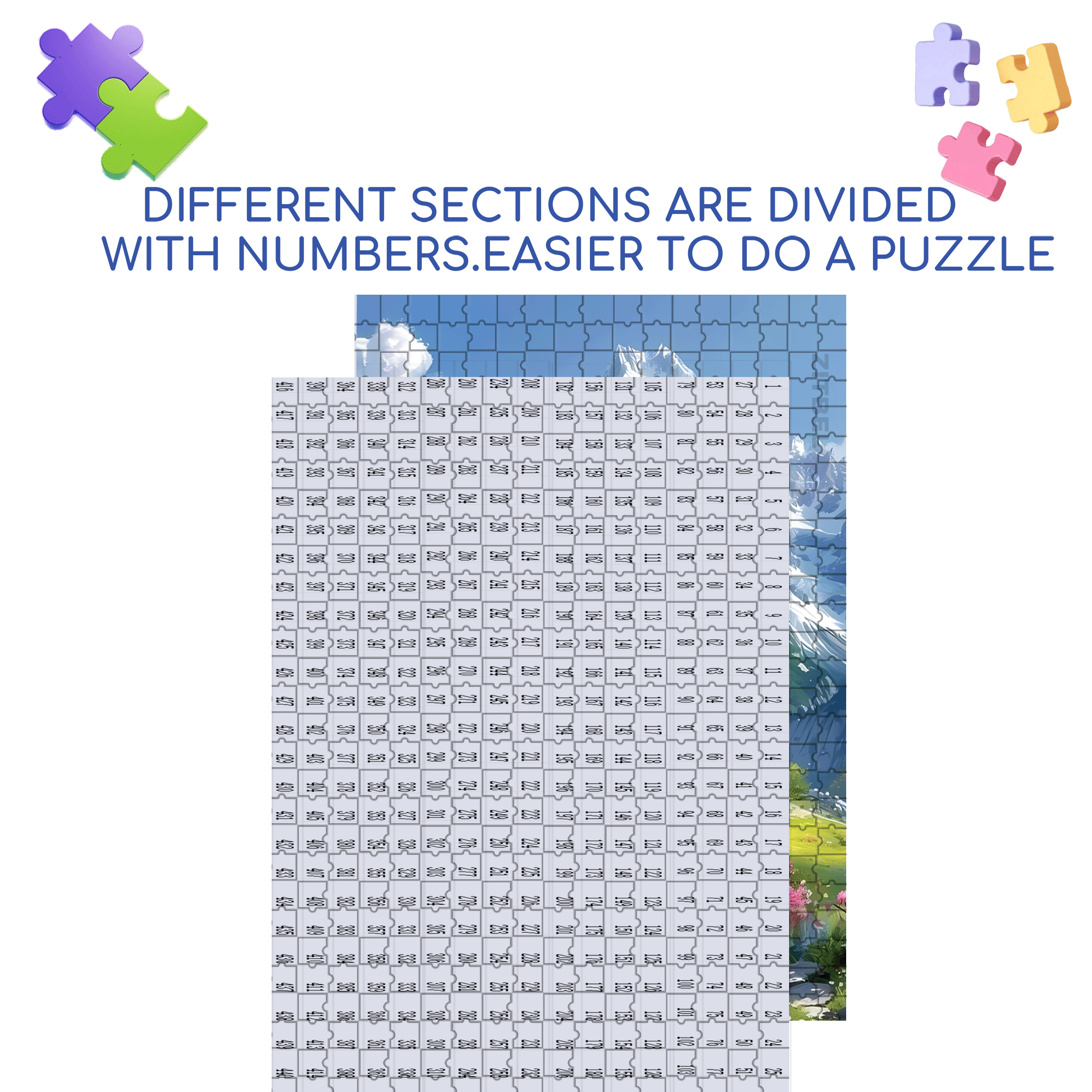 Mountain Dwellers 500pcs/1000pcs Jigsaw Puzzle, Scratch-Resistant, Interactive Family Game & Brain-Boosting DIY Decor, Perfect for Halloween, Christmas & New Year Gifts, Family Puzzle Game