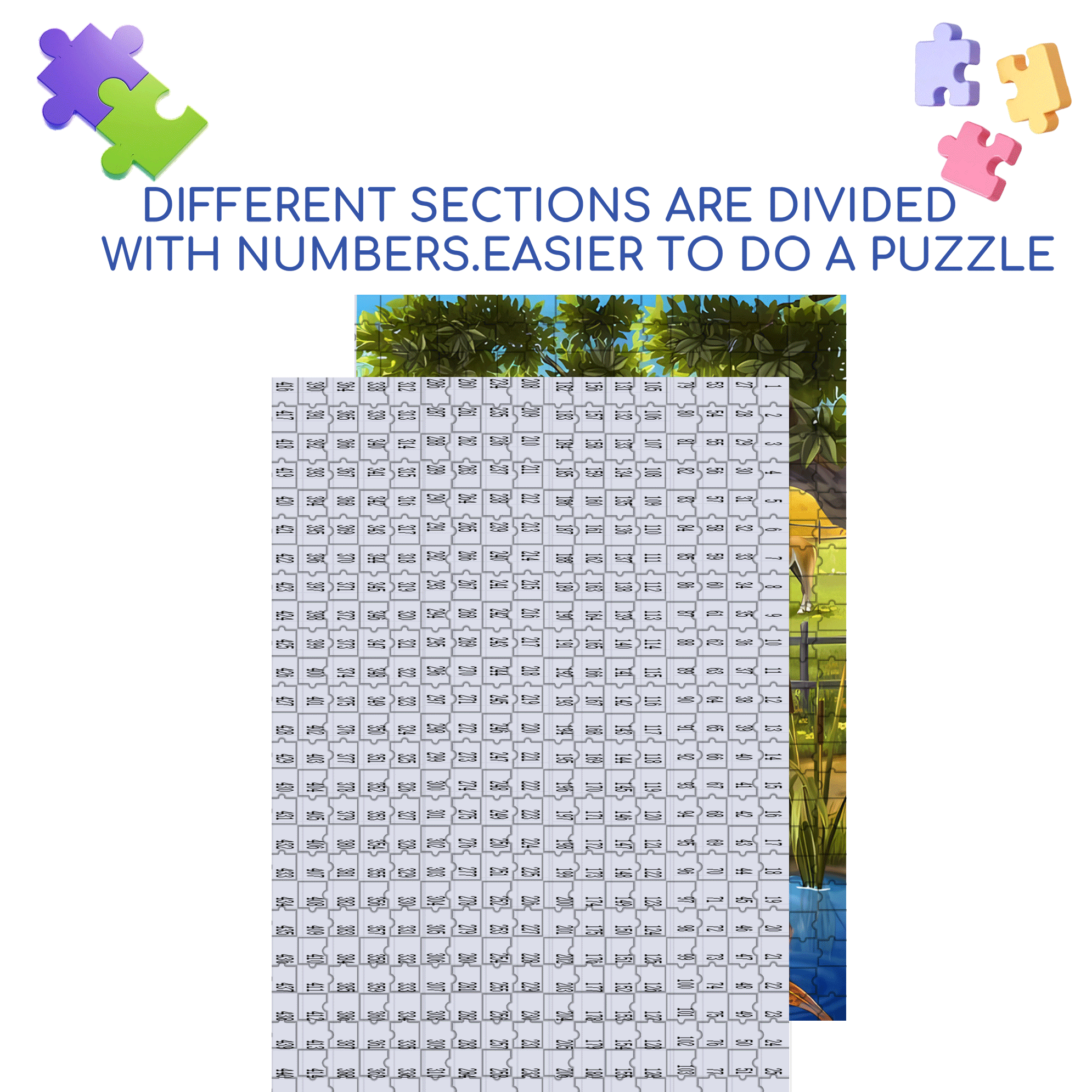 Pets 500pcs/1000pcs Jigsaw Puzzle, Scratch-Resistant, Interactive Family Game & Brain-Boosting DIY Decor, Perfect for Halloween, Christmas & New Year Gifts, Family Puzzle Game