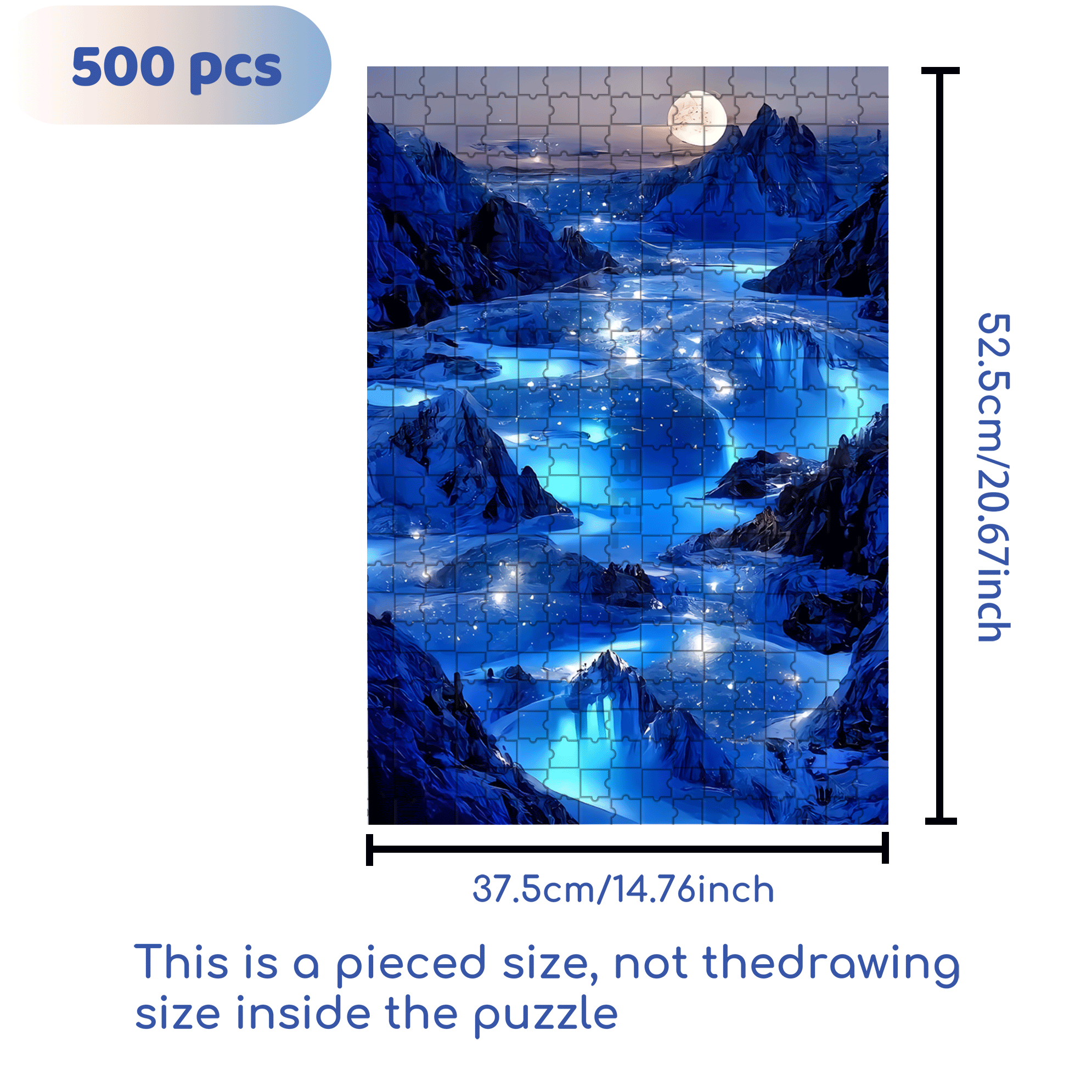 Polo Art 500pcs/1000pcs Jigsaw Puzzle, Scratch-Resistant, Interactive Family Game & Brain-Boosting DIY Decor, Perfect for Halloween, Christmas & New Year Gifts, Family Puzzle Game