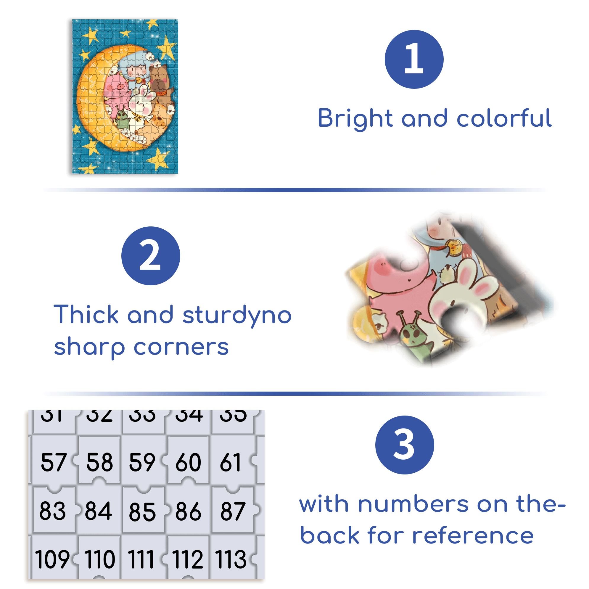 Squeezed Together 500pcs/1000pcs Jigsaw Puzzle, Scratch-Resistant, Interactive Family Game & Brain-Boosting DIY Decor, Perfect for Halloween, Christmas & New Year Gifts, Family Puzzle Game