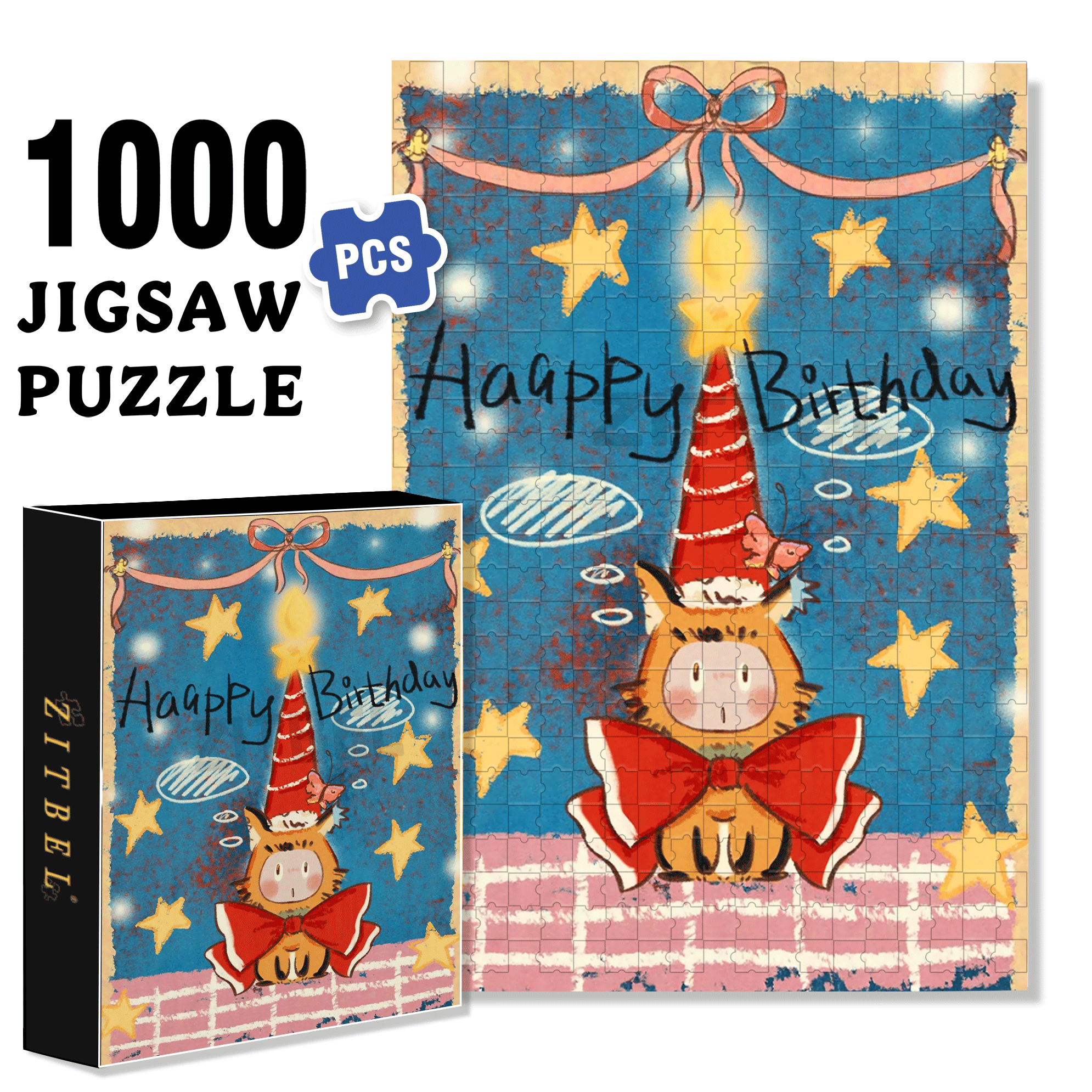 The Child's Big Day 500pcs/1000pcs Jigsaw Puzzle, Scratch-Resistant, Interactive Family Game & Brain-Boosting DIY Decor, Perfect for Halloween, Christmas & New Year Gifts, Family Puzzle Game
