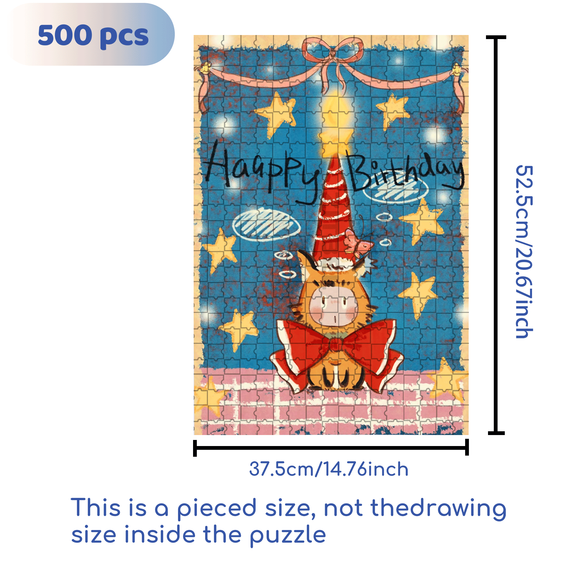 The Child's Big Day 500pcs/1000pcs Jigsaw Puzzle, Scratch-Resistant, Interactive Family Game & Brain-Boosting DIY Decor, Perfect for Halloween, Christmas & New Year Gifts, Family Puzzle Game