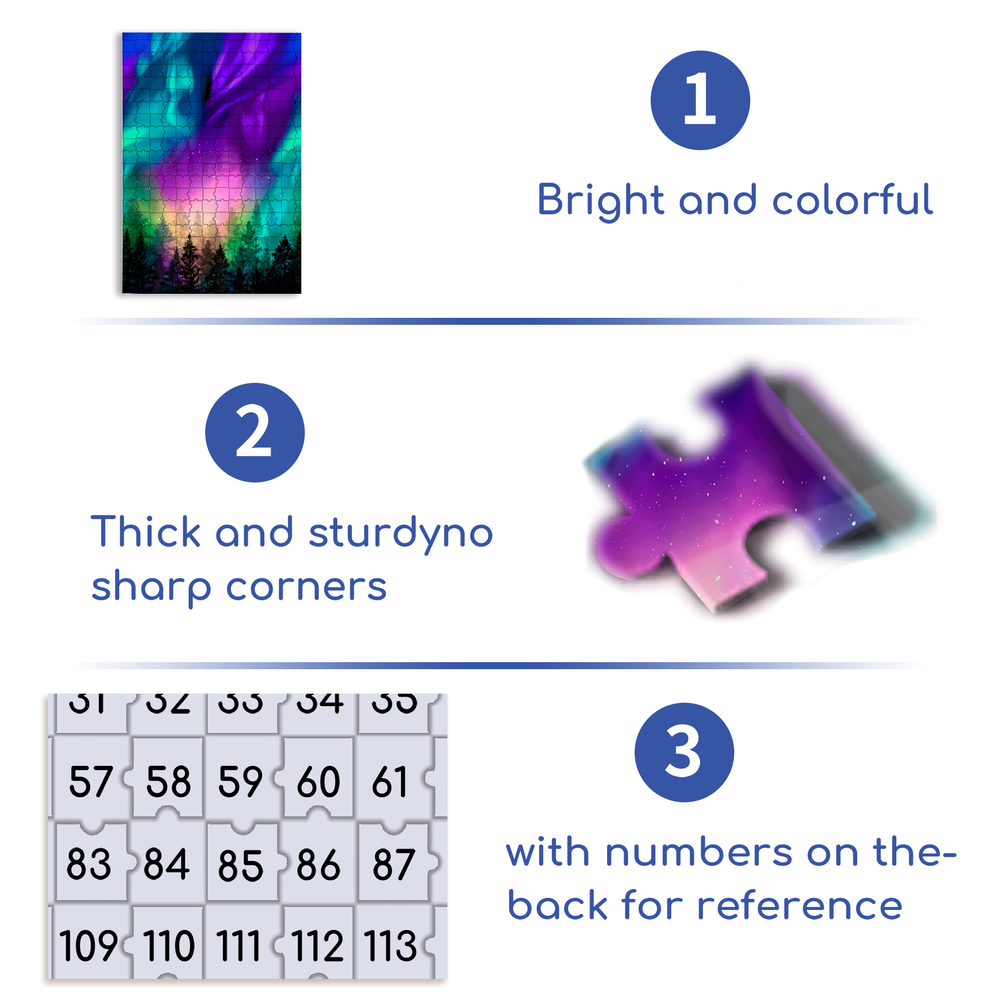 Timeless Treasures Aurora 500pcs/1000pcs Jigsaw Puzzle, Scratch-Resistant, Interactive Family Game & Brain-Boosting DIY Decor, Perfect for Halloween, Christmas & New Year Gifts, Family Puzzle Game