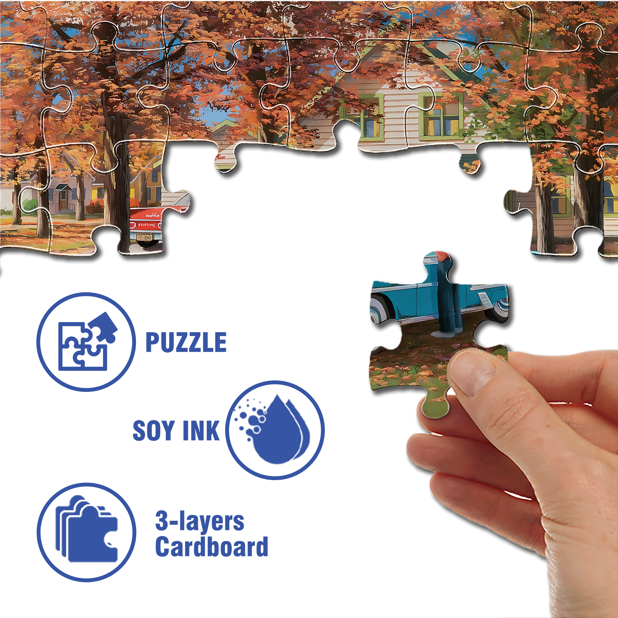 A Young Man's Dream 500pcs/1000pcs Jigsaw Puzzle, Scratch-Resistant, Interactive Family Game & Brain-Boosting DIY Decor, Perfect for Halloween, Christmas & New Year Gifts, Family Puzzle Game