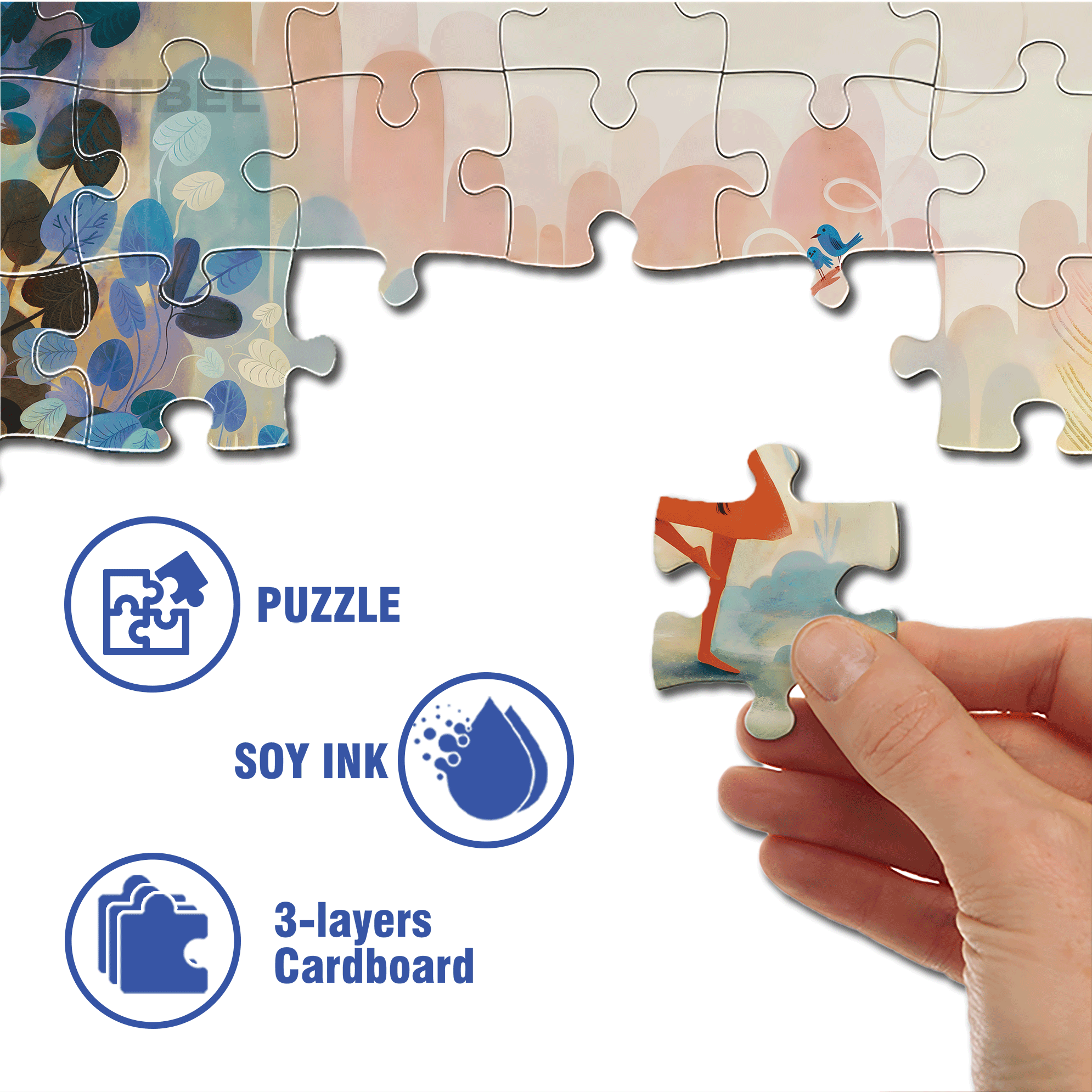 Bird Whisperer 500pcs/1000pcs Jigsaw Puzzle, Scratch-Resistant, Interactive Family Game & Brain-Boosting DIY Decor, Perfect for Halloween, Christmas & New Year Gifts, Family Puzzle Game