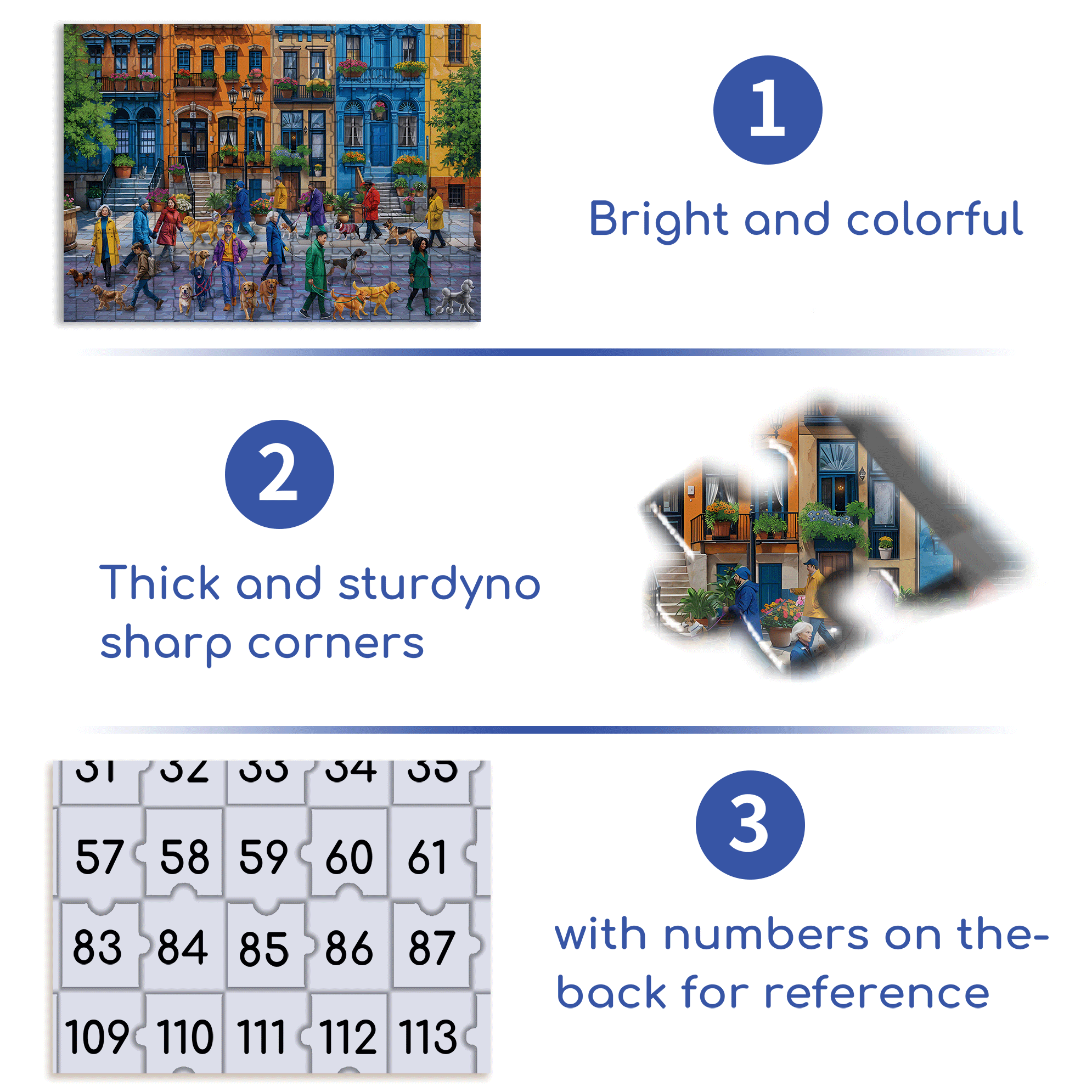 Dog Walkers 500pcs/1000pcs Jigsaw Puzzle, Scratch-Resistant, Interactive Family Game & Brain-Boosting DIY Decor, Perfect for Halloween, Christmas & New Year Gifts, Family Puzzle Game