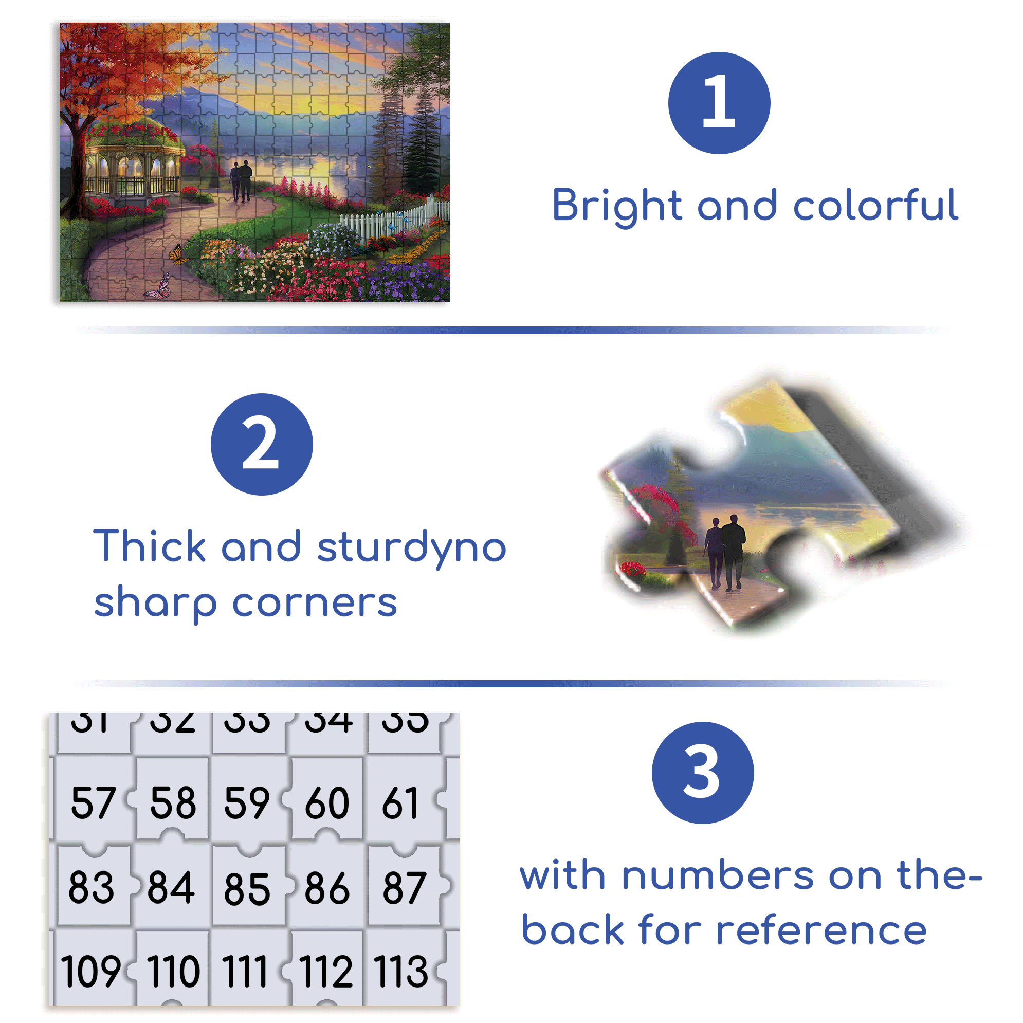 Evening Stroll 500pcs/1000pcs Jigsaw Puzzle, Scratch-Resistant, Interactive Family Game & Brain-Boosting DIY Decor, Perfect for Halloween, Christmas & New Year Gifts, Family Puzzle Game
