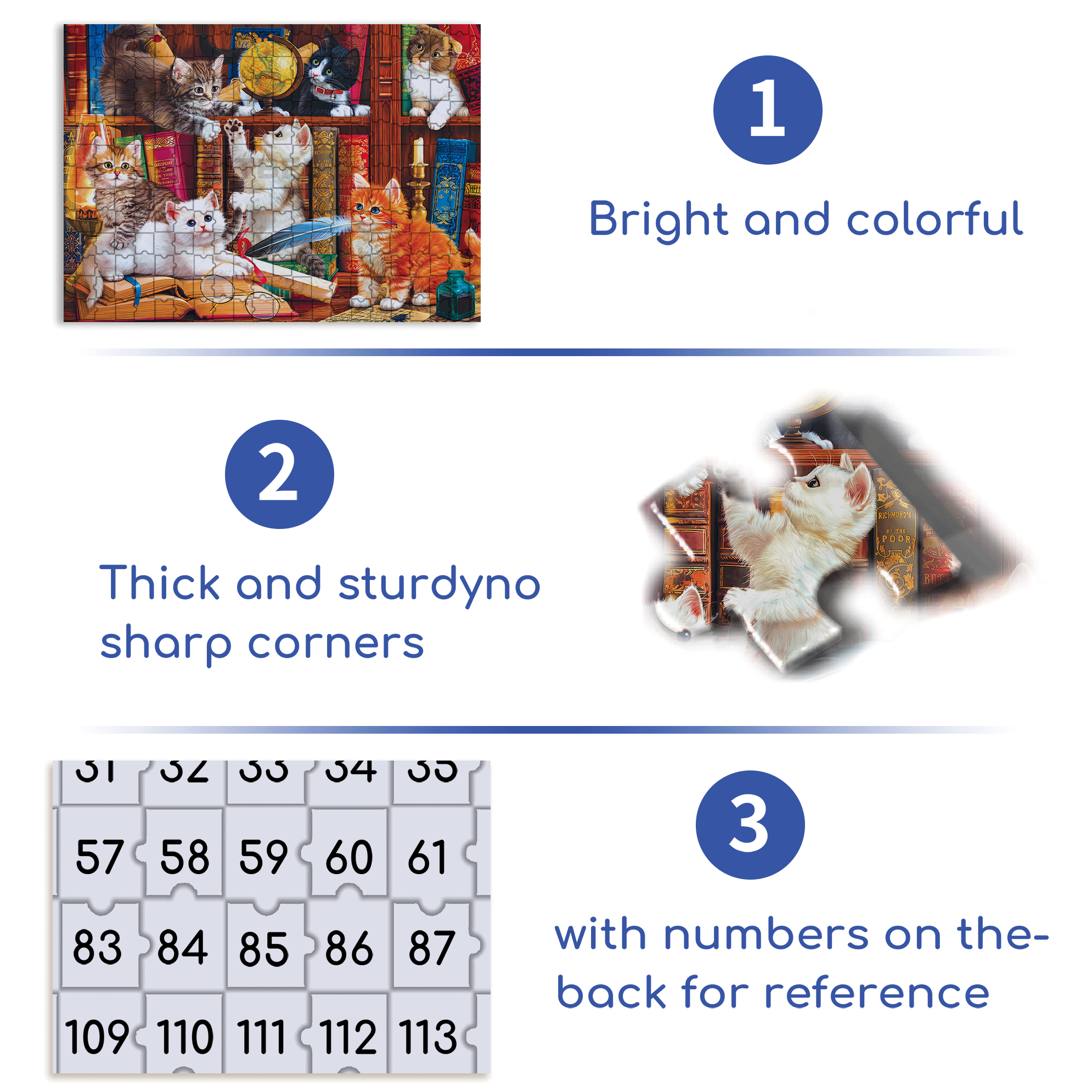 Library Mischief 500pcs/1000pcs Jigsaw Puzzle, Scratch-Resistant, Interactive Family Game & Brain-Boosting DIY Decor, Perfect for Halloween, Christmas & New Year Gifts, Family Puzzle Game