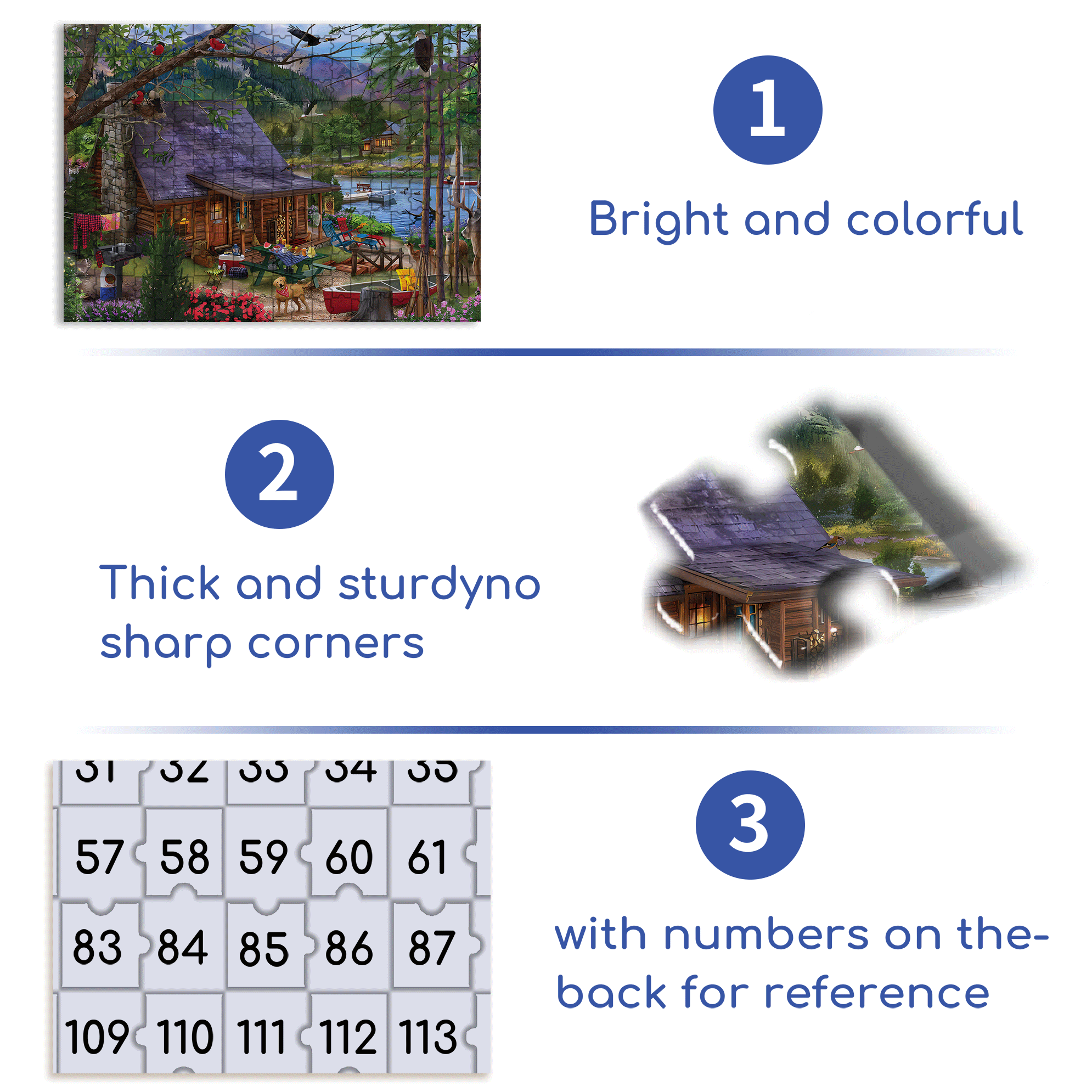 Our Summer Place 500pcs/1000pcs Jigsaw Puzzle, Scratch-Resistant, Interactive Family Game & Brain-Boosting DIY Decor, Perfect for Halloween, Christmas & New Year Gifts, Family Puzzle Game