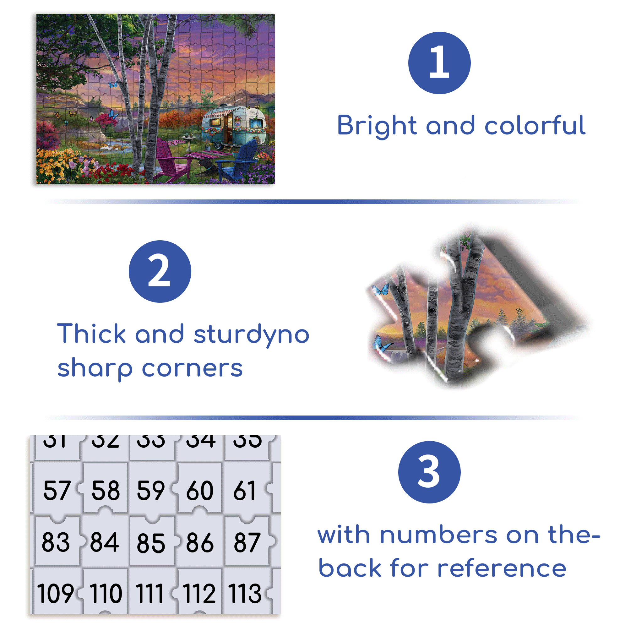 Parked In Paradise 500pcs/1000pcs Jigsaw Puzzle, Scratch-Resistant, Interactive Family Game & Brain-Boosting DIY Decor, Perfect for Halloween, Christmas & New Year Gifts, Family Puzzle Game