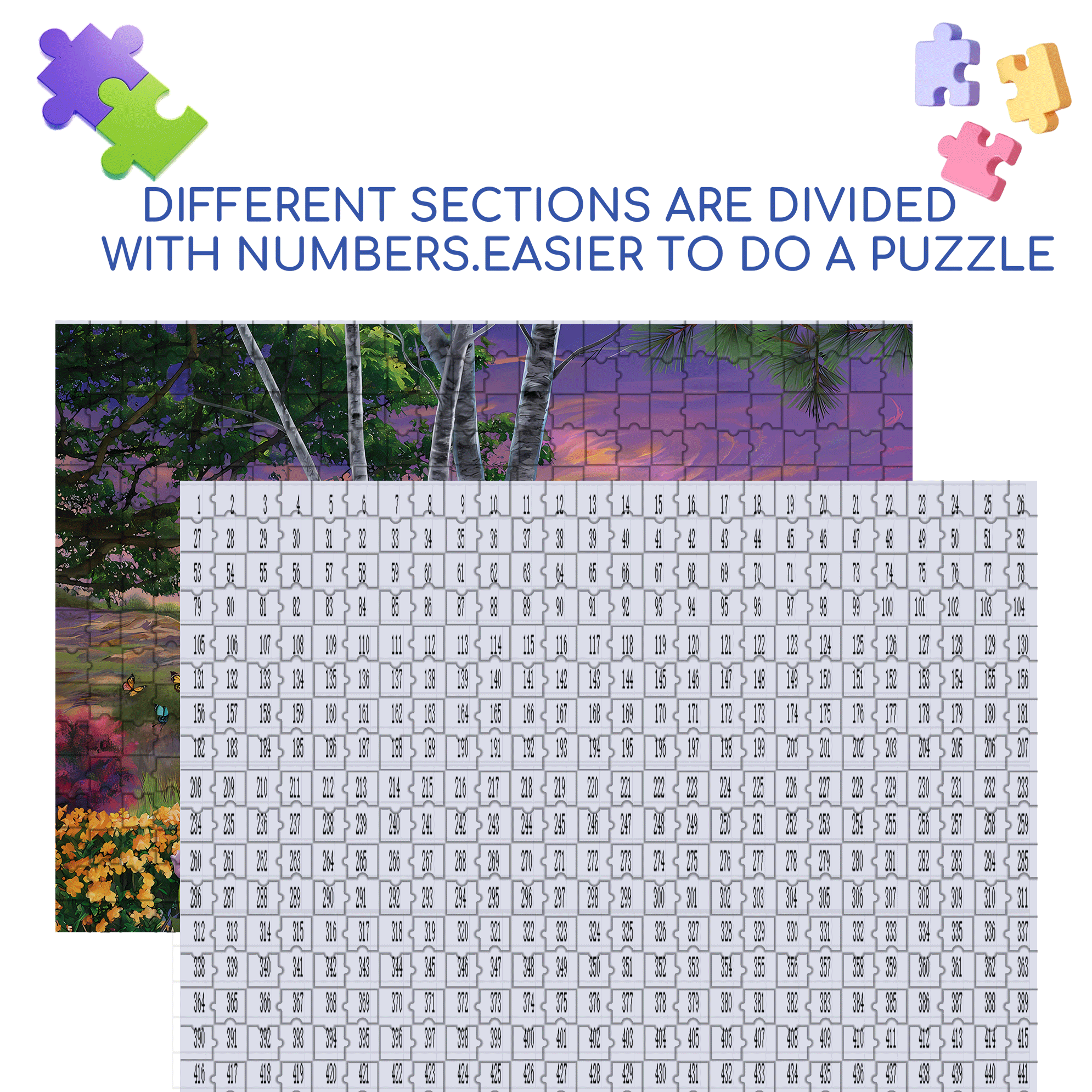 Parked In Paradise 500pcs/1000pcs Jigsaw Puzzle, Scratch-Resistant, Interactive Family Game & Brain-Boosting DIY Decor, Perfect for Halloween, Christmas & New Year Gifts, Family Puzzle Game