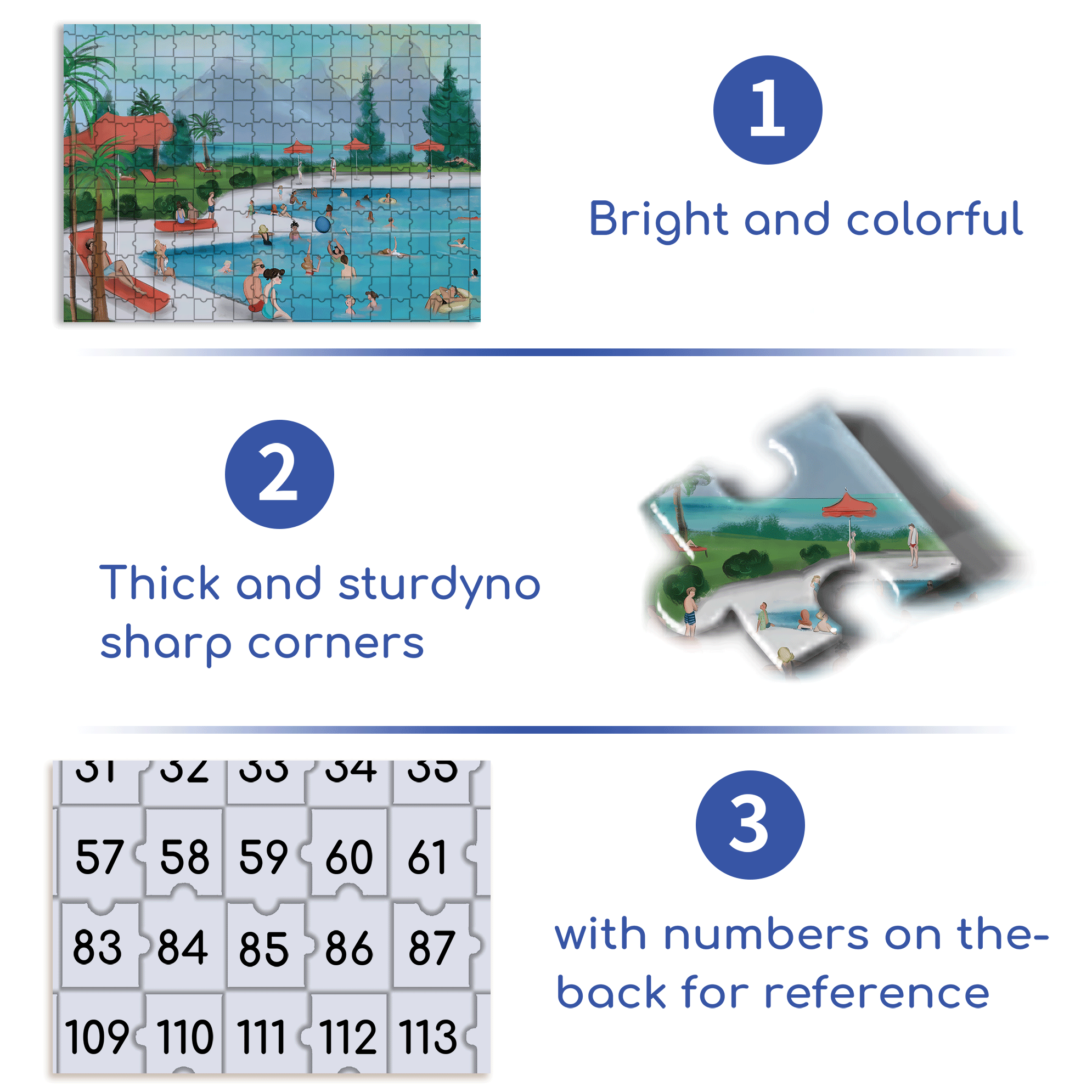 Splish Splash 500pcs/1000pcs Jigsaw Puzzle, Scratch-Resistant, Interactive Family Game & Brain-Boosting DIY Decor, Perfect for Halloween, Christmas & New Year Gifts, Family Puzzle Game