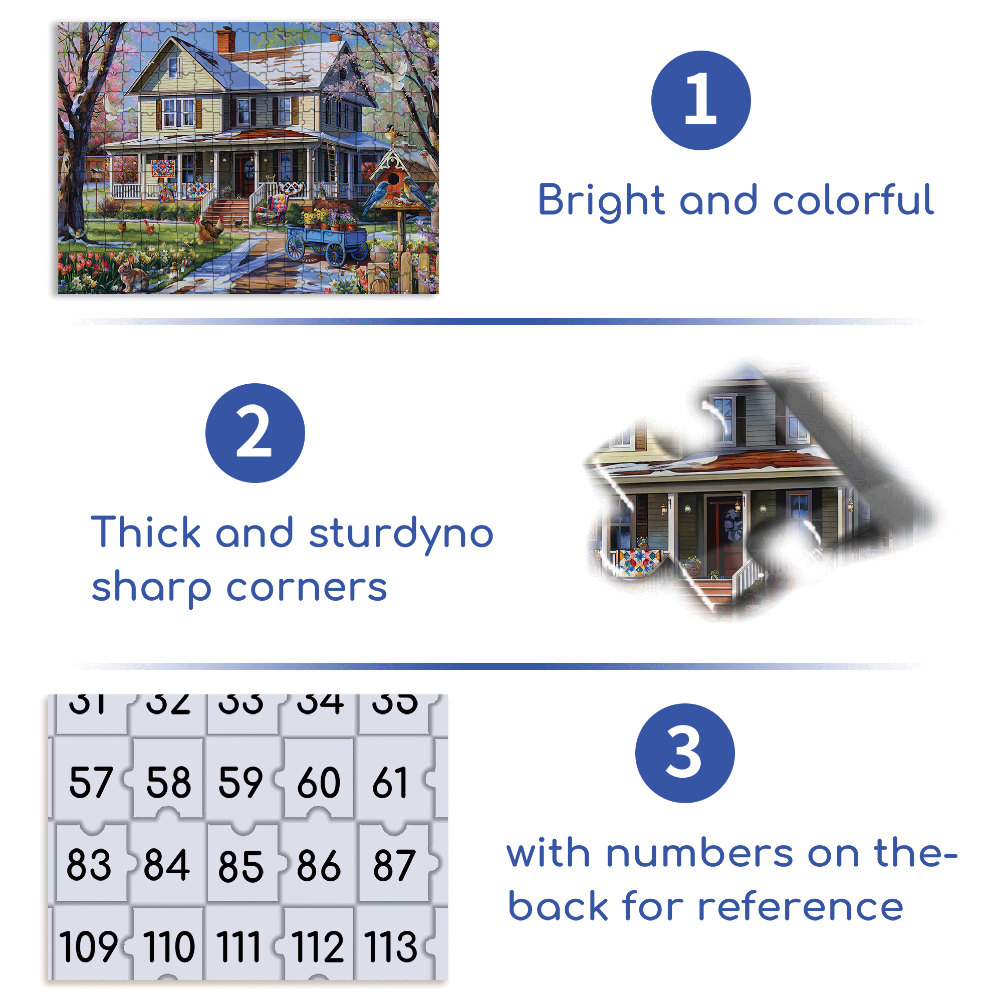 Spring Is Coming Soon 500pcs/1000pcs Jigsaw Puzzle, Scratch-Resistant, Interactive Family Game & Brain-Boosting DIY Decor, Perfect for Halloween, Christmas & New Year Gifts, Family Puzzle Game