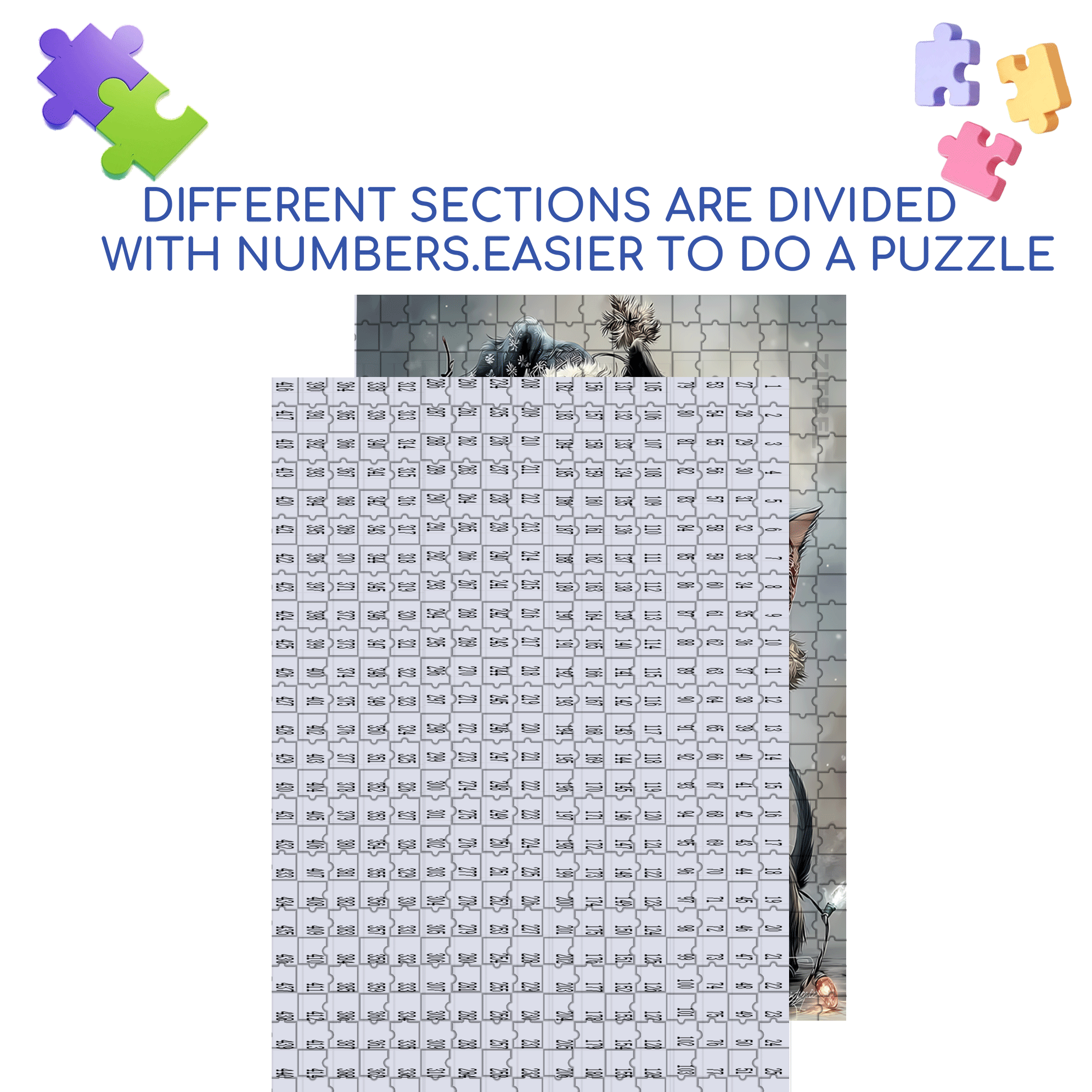 Christmas Stars 500pcs/1000pcs Jigsaw Puzzle, Scratch-Resistant, Interactive Family Game & Brain-Boosting DIY Decor, Perfect for Halloween, Christmas & New Year Gifts, Family Puzzle Game