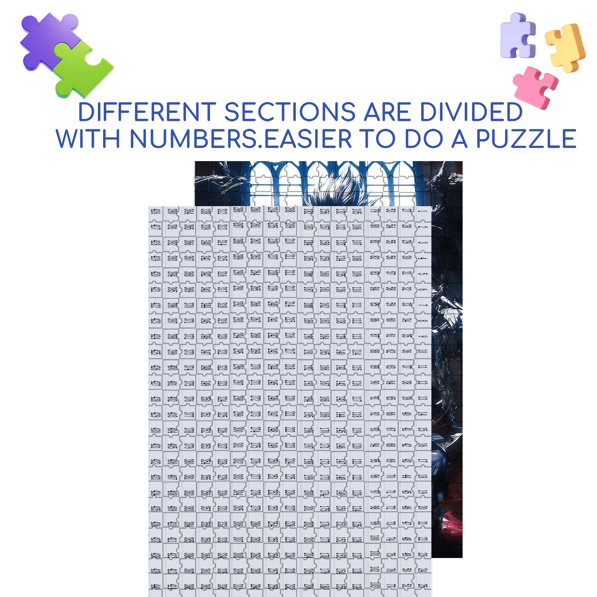 Death Note 500pcs/1000pcs Jigsaw Puzzle, Scratch-Resistant, Interactive Family Game & Brain-Boosting DIY Decor, Perfect for Halloween, Christmas & New Year Gifts, Family Puzzle Game