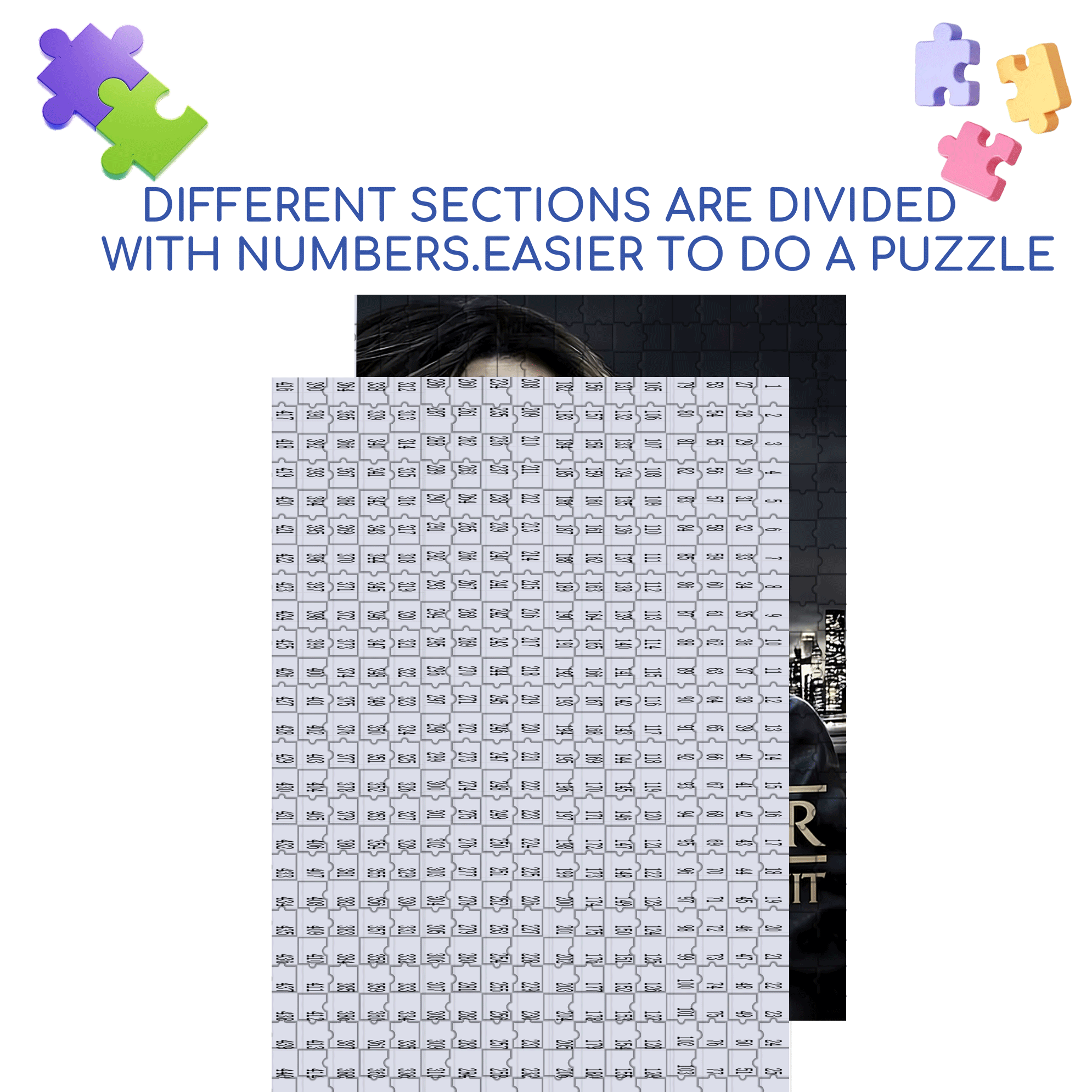 Law & Order SVU 500pcs/1000pcs Jigsaw Puzzle, Scratch-Resistant, Interactive Family Game & Brain-Boosting DIY Decor, Perfect for Halloween, Christmas & New Year Gifts, Family Puzzle Game