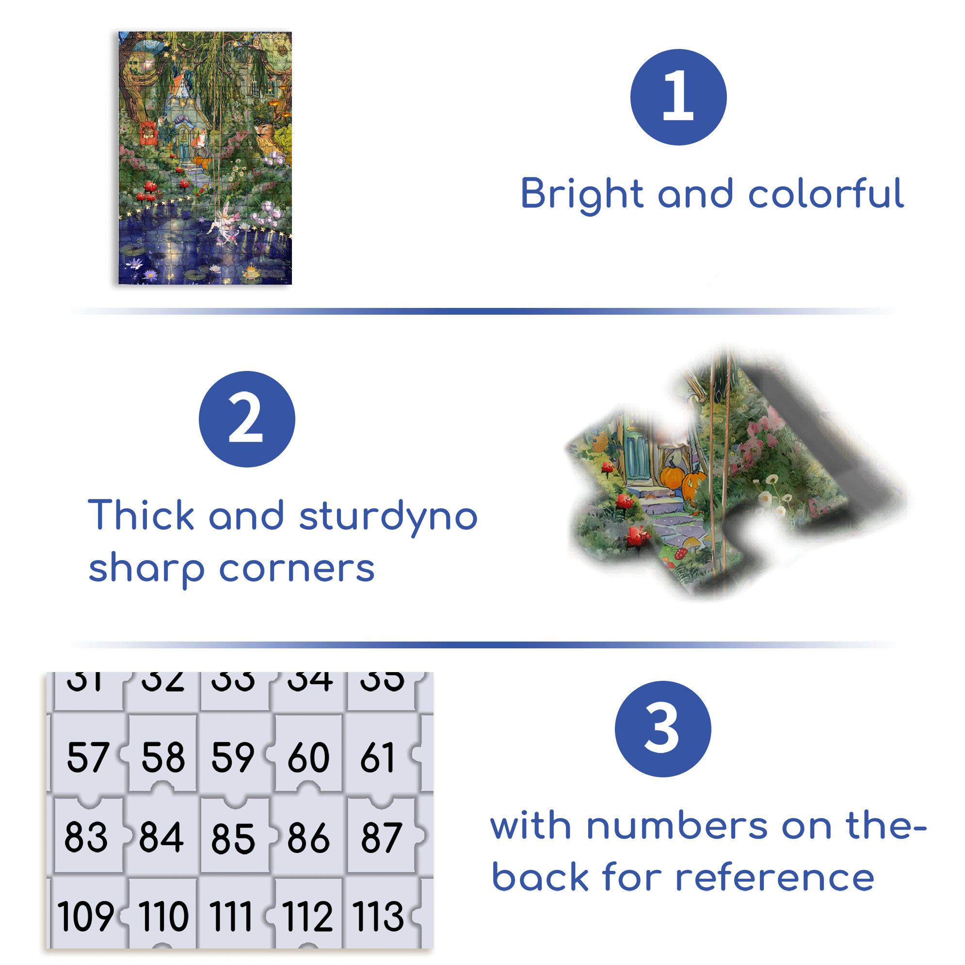 Magic Forest Secret Realm 500pcs/1000pcs Jigsaw Puzzle, Scratch-Resistant, Interactive Family Game & Brain-Boosting DIY Decor, Perfect for Halloween, Christmas & New Year Gifts, Family Puzzle Game