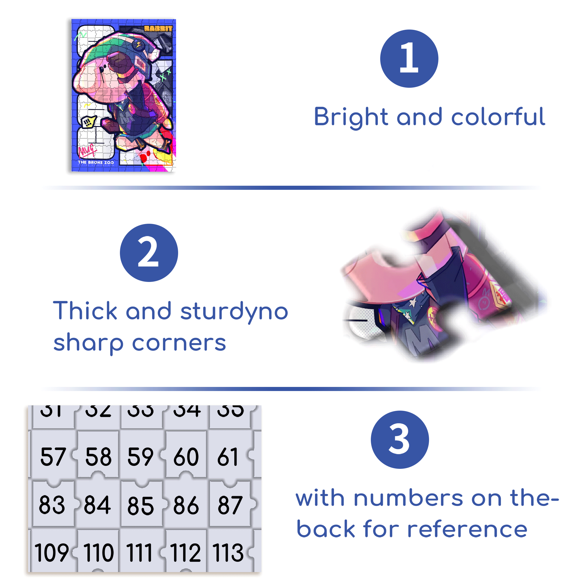 The Broke Zoo 500pcs/1000pcs Jigsaw Puzzle, Scratch-Resistant, Interactive Family Game & Brain-Boosting DIY Decor, Perfect for Halloween, Christmas & New Year Gifts, Family Puzzle Game