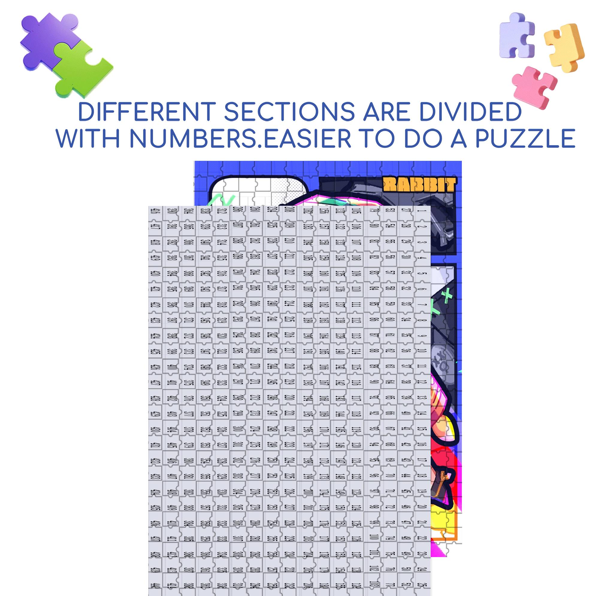 The Broke Zoo 500pcs/1000pcs Jigsaw Puzzle, Scratch-Resistant, Interactive Family Game & Brain-Boosting DIY Decor, Perfect for Halloween, Christmas & New Year Gifts, Family Puzzle Game