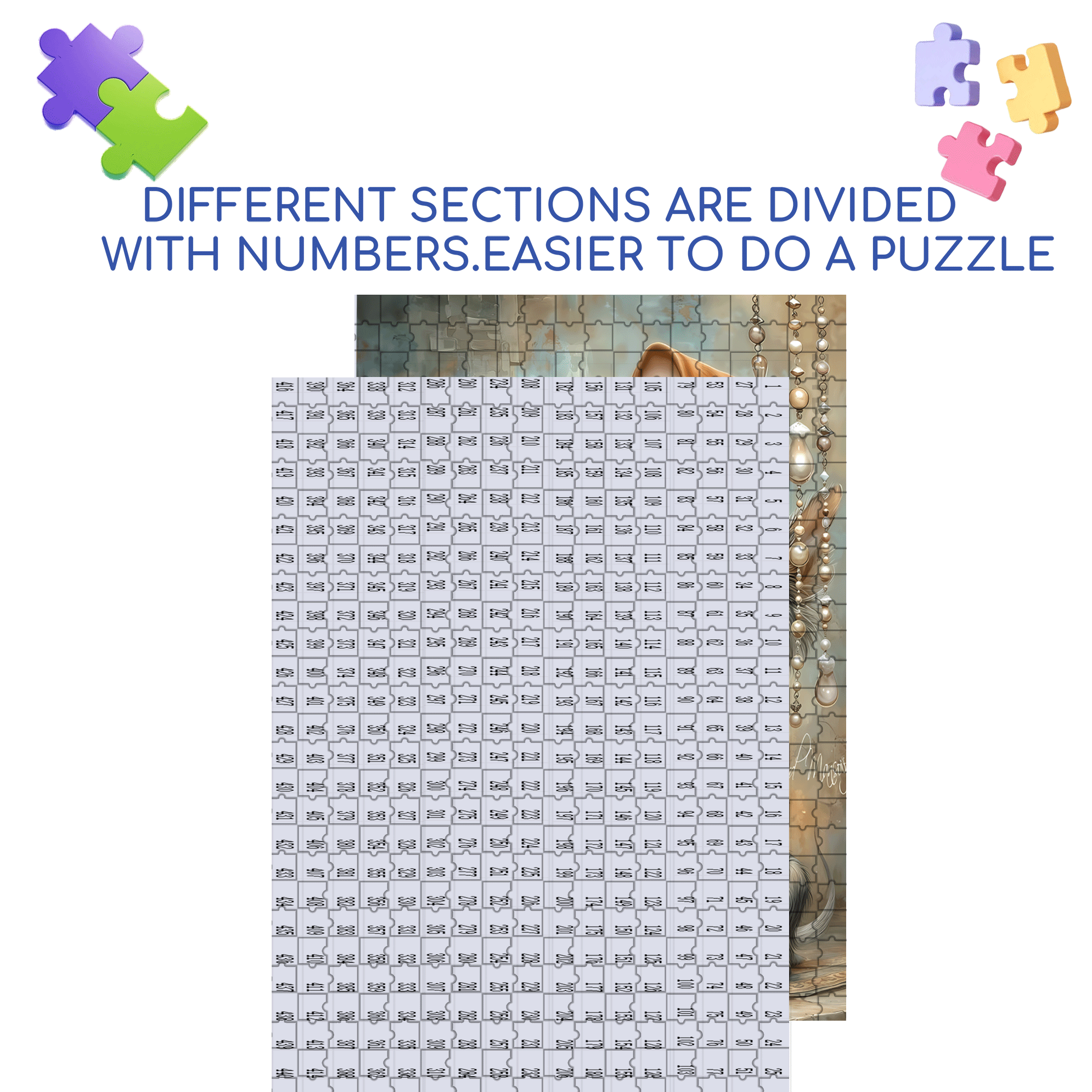 The Jewelry Brothers 500pcs/1000pcs Jigsaw Puzzle, Scratch-Resistant, Interactive Family Game & Brain-Boosting DIY Decor, Perfect for Halloween, Christmas & New Year Gifts, Family Puzzle Game