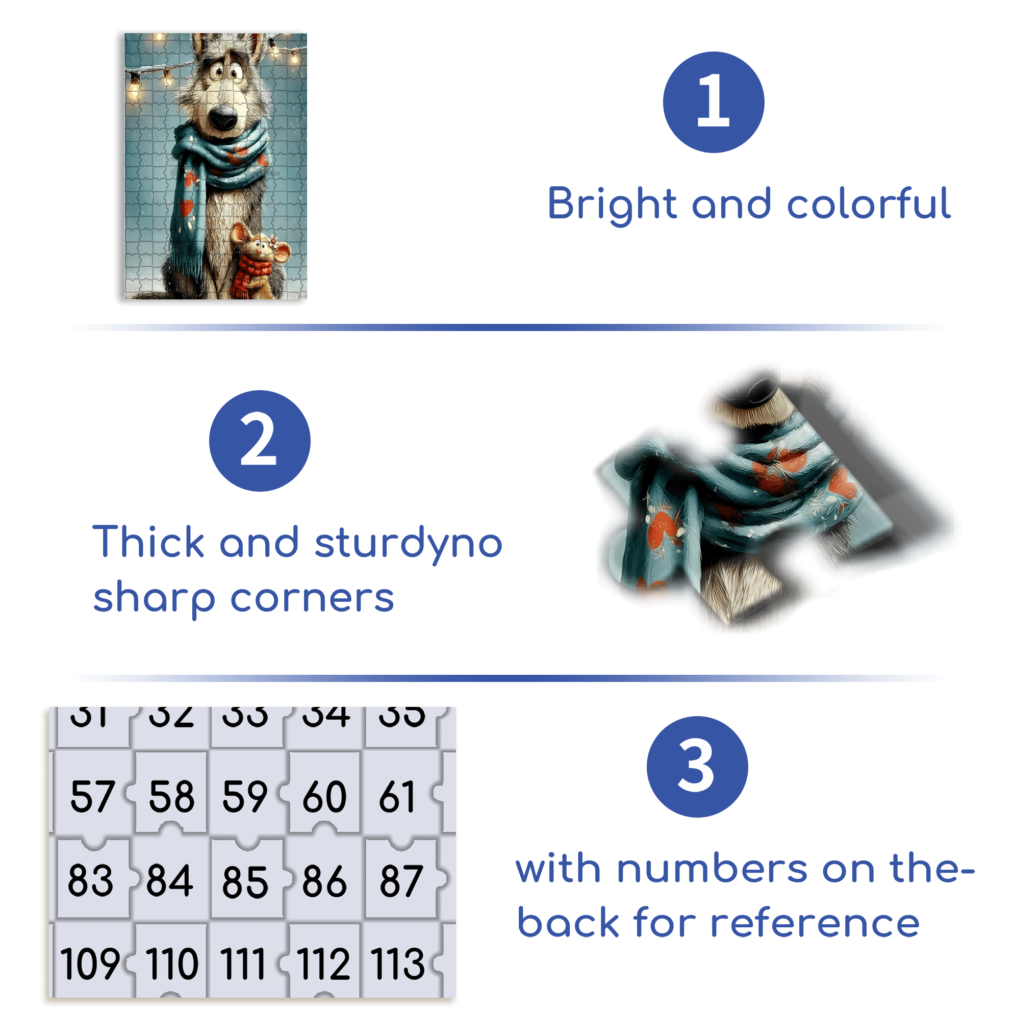 Warm Companions On Winter Nights 500pcs/1000pcs Jigsaw Puzzle, Scratch-Resistant, Interactive Family Game & Brain-Boosting DIY Decor, Perfect for Halloween, Christmas & New Year Gifts, Family Puzzle Game