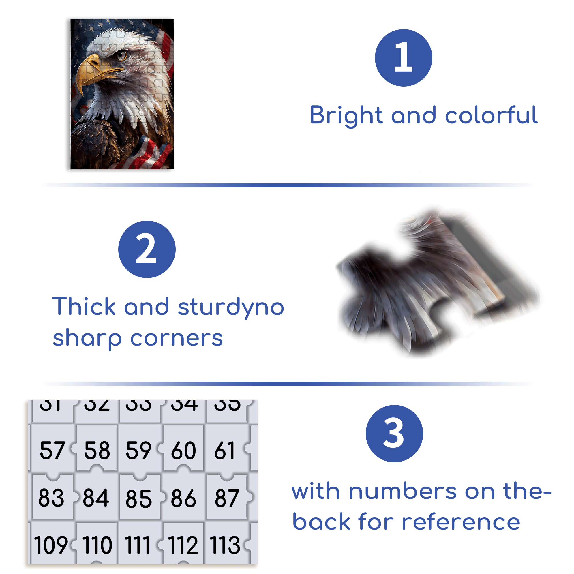 Wings of Freedom 500pcs/1000pcs Jigsaw Puzzle, Scratch-Resistant, Interactive Family Game & Brain-Boosting DIY Decor, Perfect for Halloween, Christmas & New Year Gifts, Family Puzzle Game