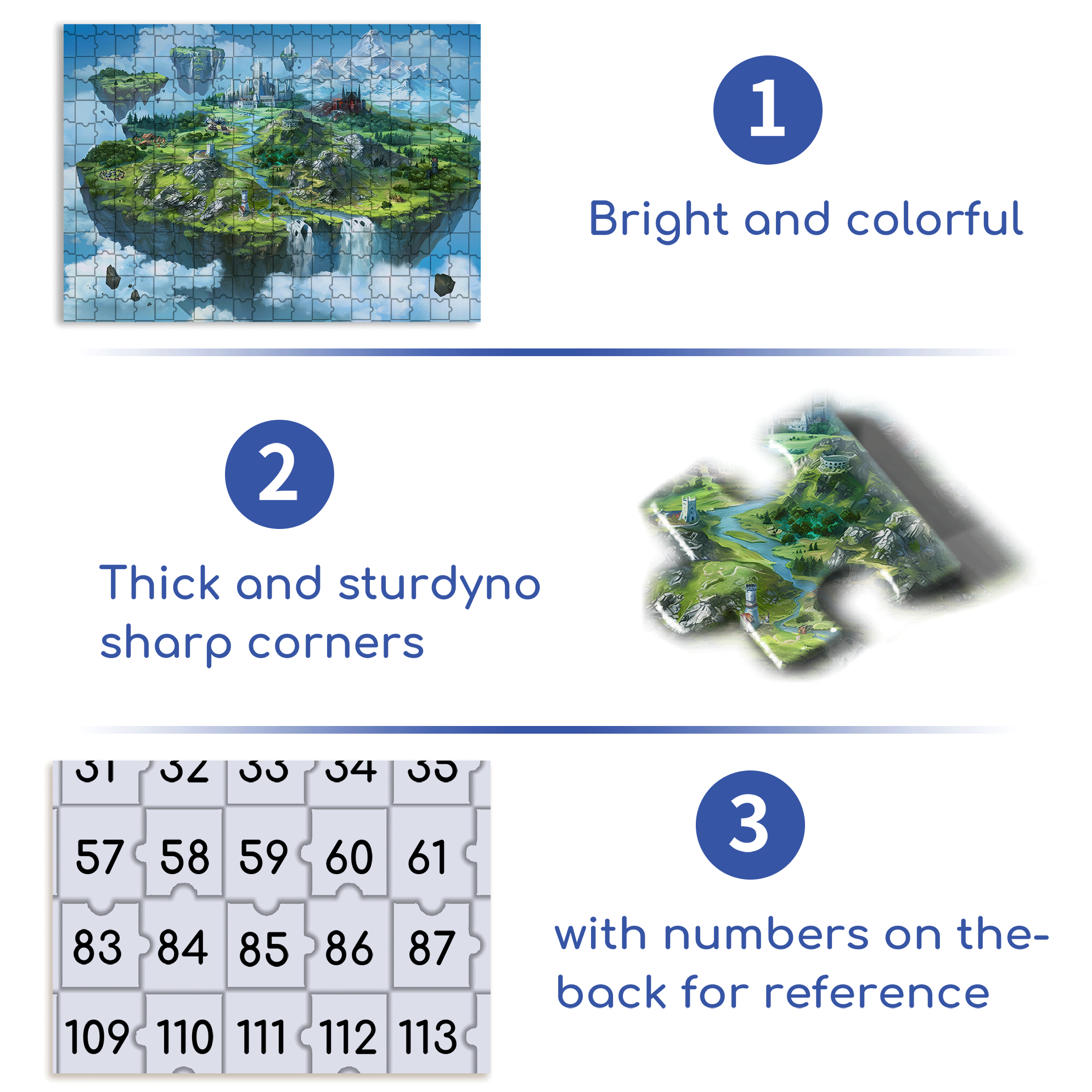 Aerial Oasis 500pcs/1000pcs Jigsaw Puzzle, Scratch-Resistant, Interactive Family Game & Brain-Boosting DIY Decor, Perfect for Halloween, Christmas & New Year Gifts, Family Puzzle Game