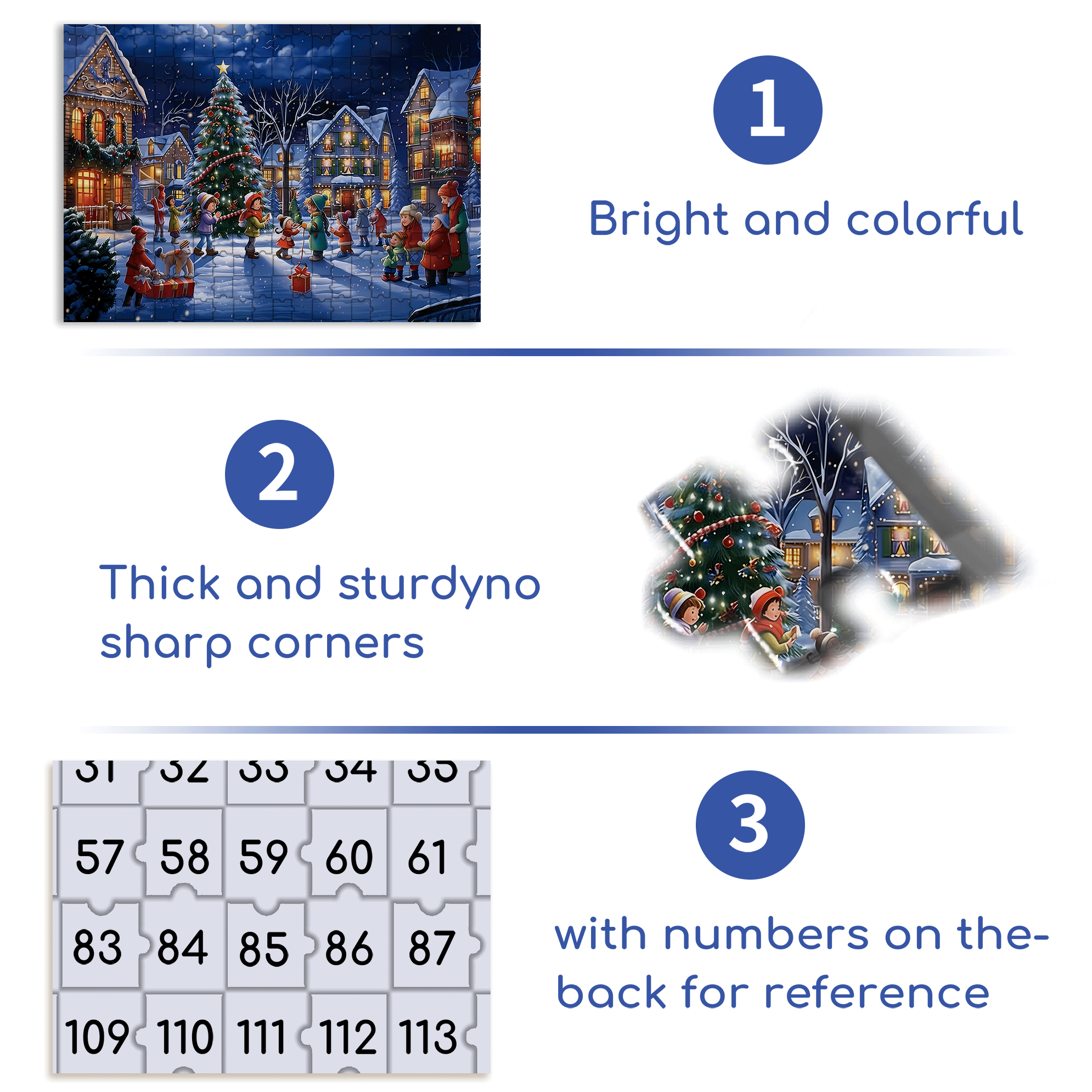 Children Playing 500pcs/1000pcs Jigsaw Puzzle, Scratch-Resistant, Interactive Family Game & Brain-Boosting DIY Decor, Perfect for Halloween, Christmas & New Year Gifts, Family Puzzle Game