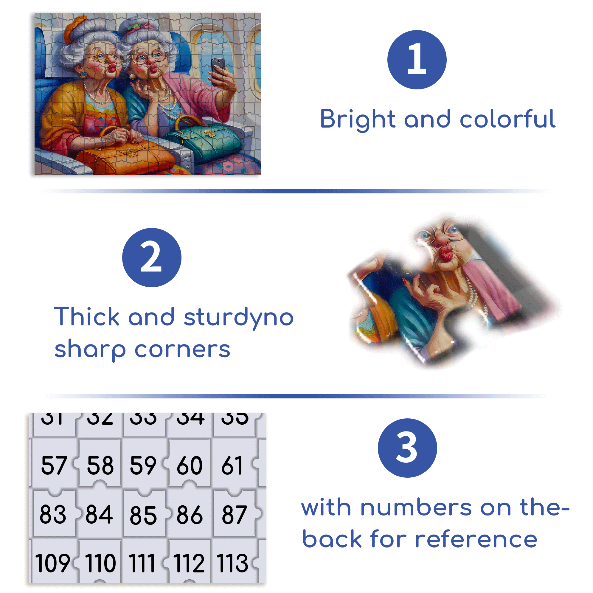 Cloud Selfie 500pcs/1000pcs Jigsaw Puzzle, Scratch-Resistant, Interactive Family Game & Brain-Boosting DIY Decor, Perfect for Halloween, Christmas & New Year Gifts, Family Puzzle Game