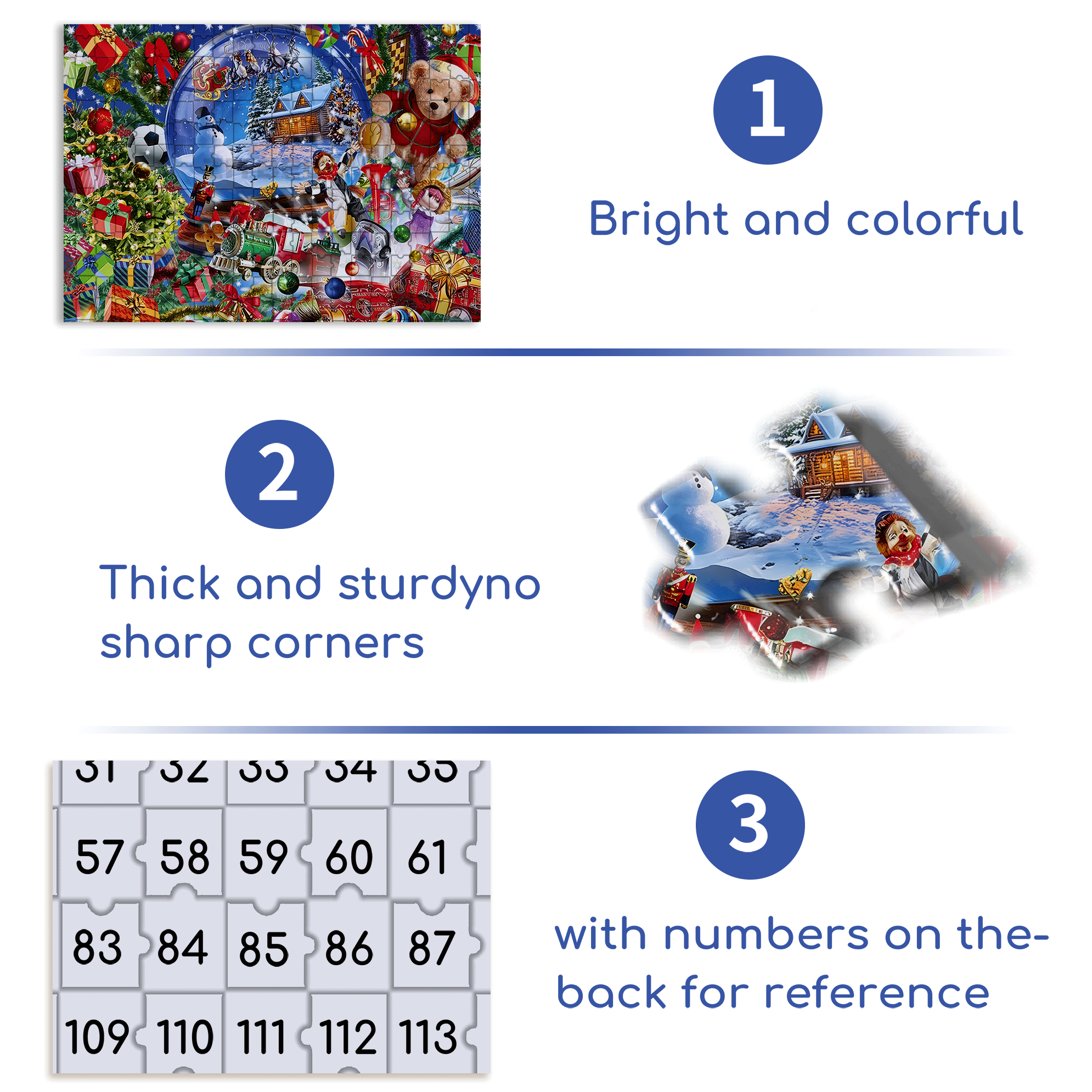 Snow Globe Dreams 500pcs/1000pcs Jigsaw Puzzle, Scratch-Resistant, Interactive Family Game & Brain-Boosting DIY Decor, Perfect for Halloween, Christmas & New Year Gifts, Family Puzzle Game