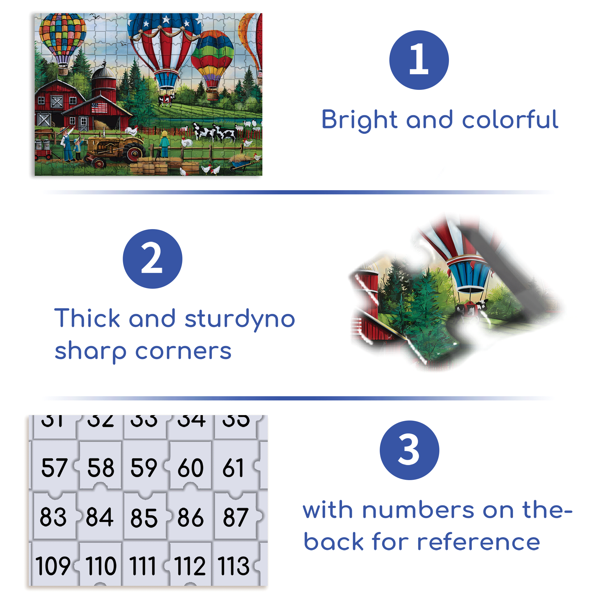 Up Up And Away 500pcs/1000pcs Jigsaw Puzzle, Scratch-Resistant, Interactive Family Game & Brain-Boosting DIY Decor, Perfect for Halloween, Christmas & New Year Gifts, Family Puzzle Game